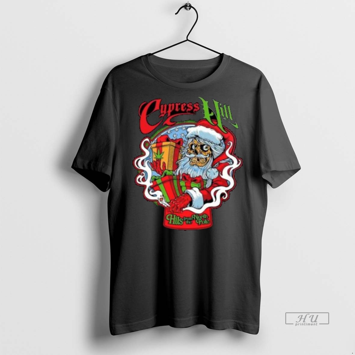 Officials Cypress Hill Christmas 2025 Santa Hits From The North Pole Circle Black Premium Tee Shirt Sweater Hoodie