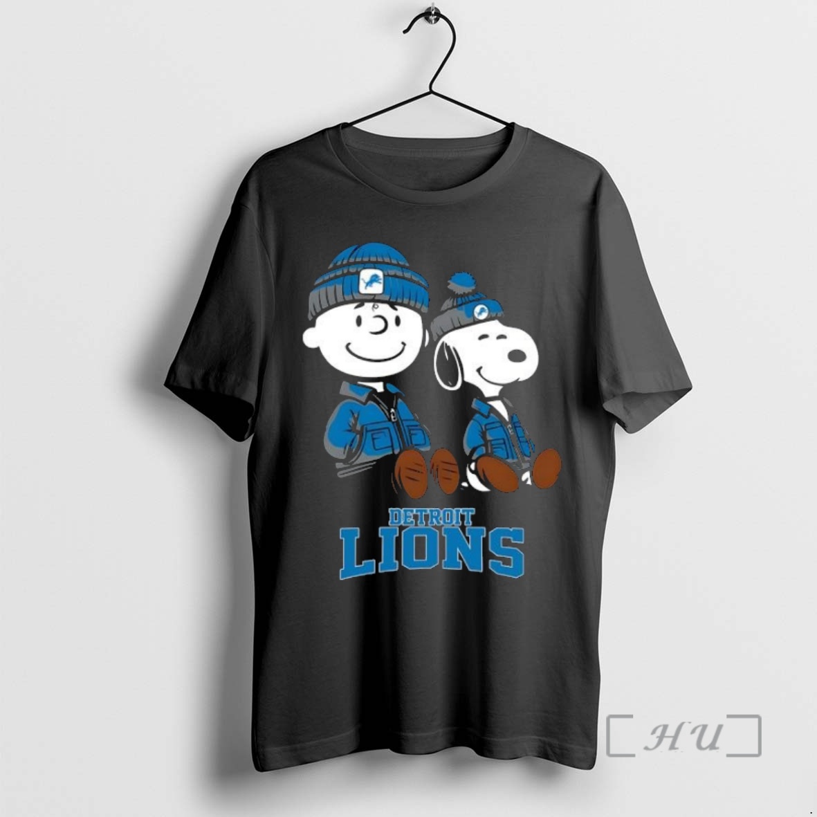 Officials Detroit Lions Snoopy And Charlie Brown 2025 Premium T Shirts Sweater Hoodie