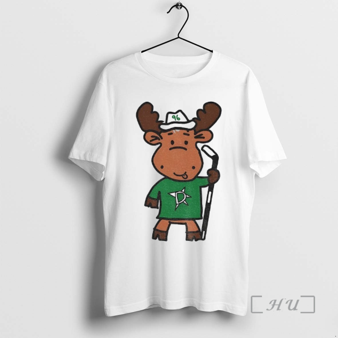 Officials Doodle Moose Dallas Stars Hockey Nhl Cartoon Premium T Shirts Sweater Hoodie