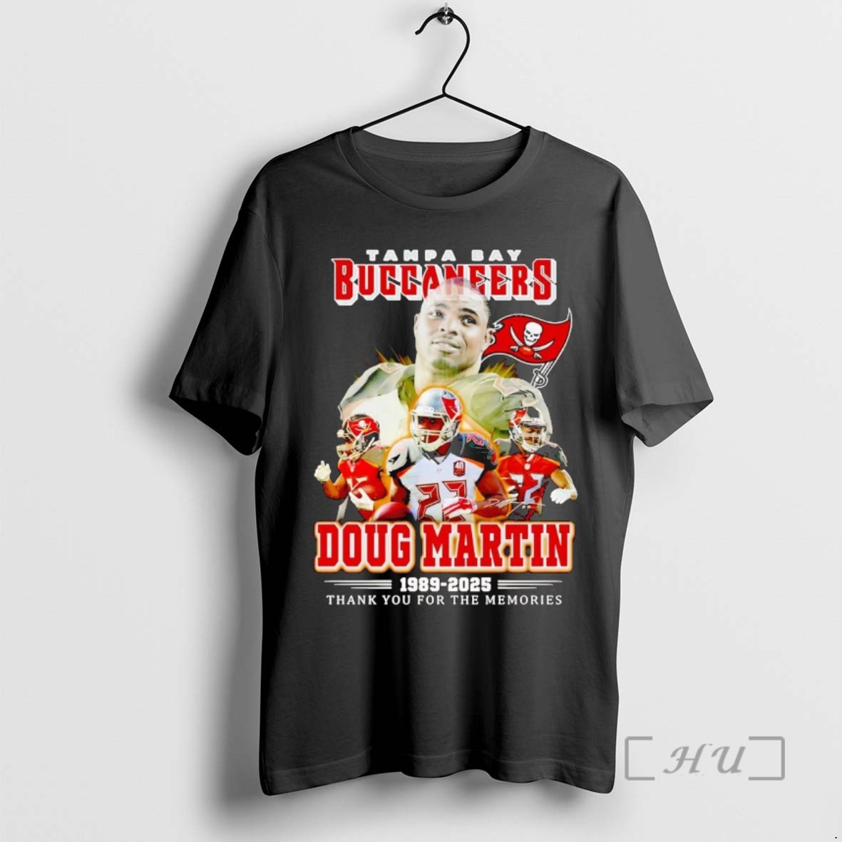Officials Doug Martin 1989 2025 Tampa Bay Buccaneers Thank You For The Memories Premium T Shirt Sweater Hoodie