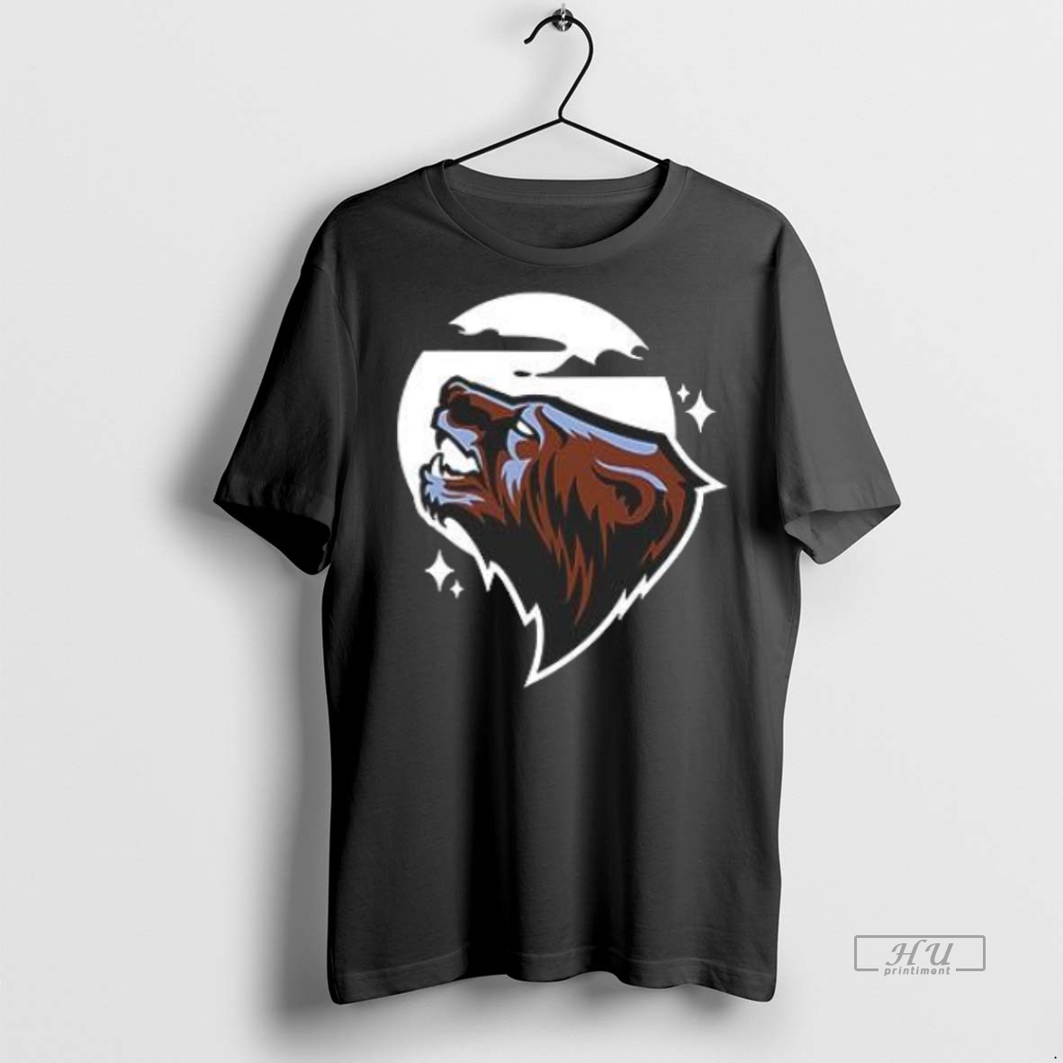 Officials Funny Grizzly Bear Head Logo Premium Tee Shirt Sweater Hoodie