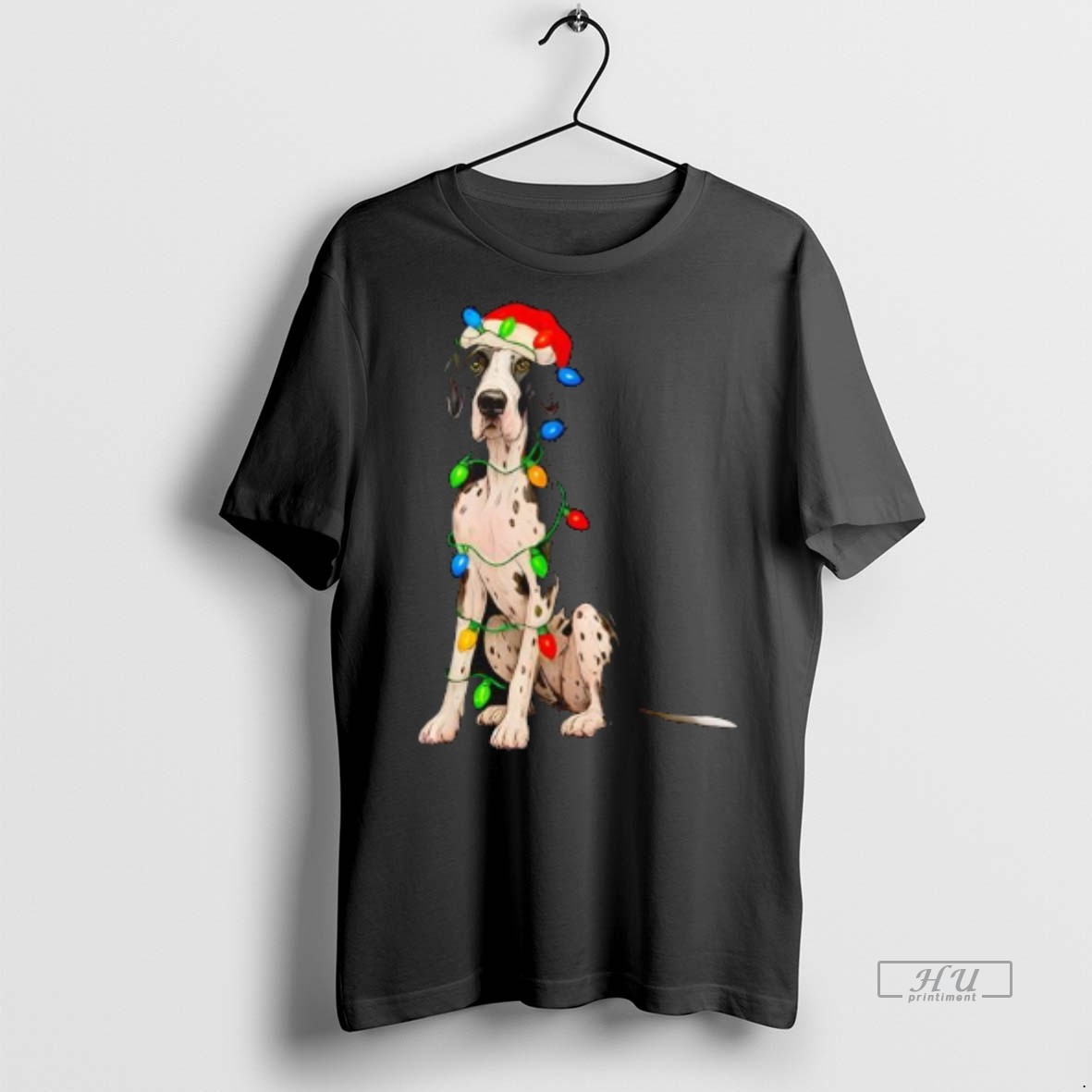 Officials Great Dane Christmas Lights Dog Lover Xmas Pajama Premium Tee Shirt Sweater Hoodie