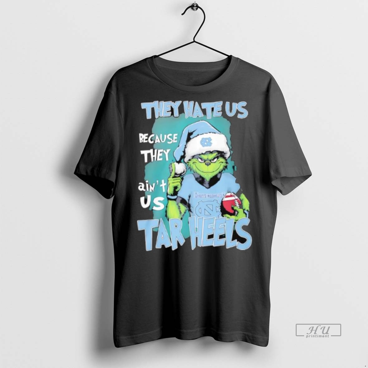 Officials Grinch They Hate Us Because They Aint Us North Carolina Tar Heels Premium Tee Shirt Sweater Hoodie