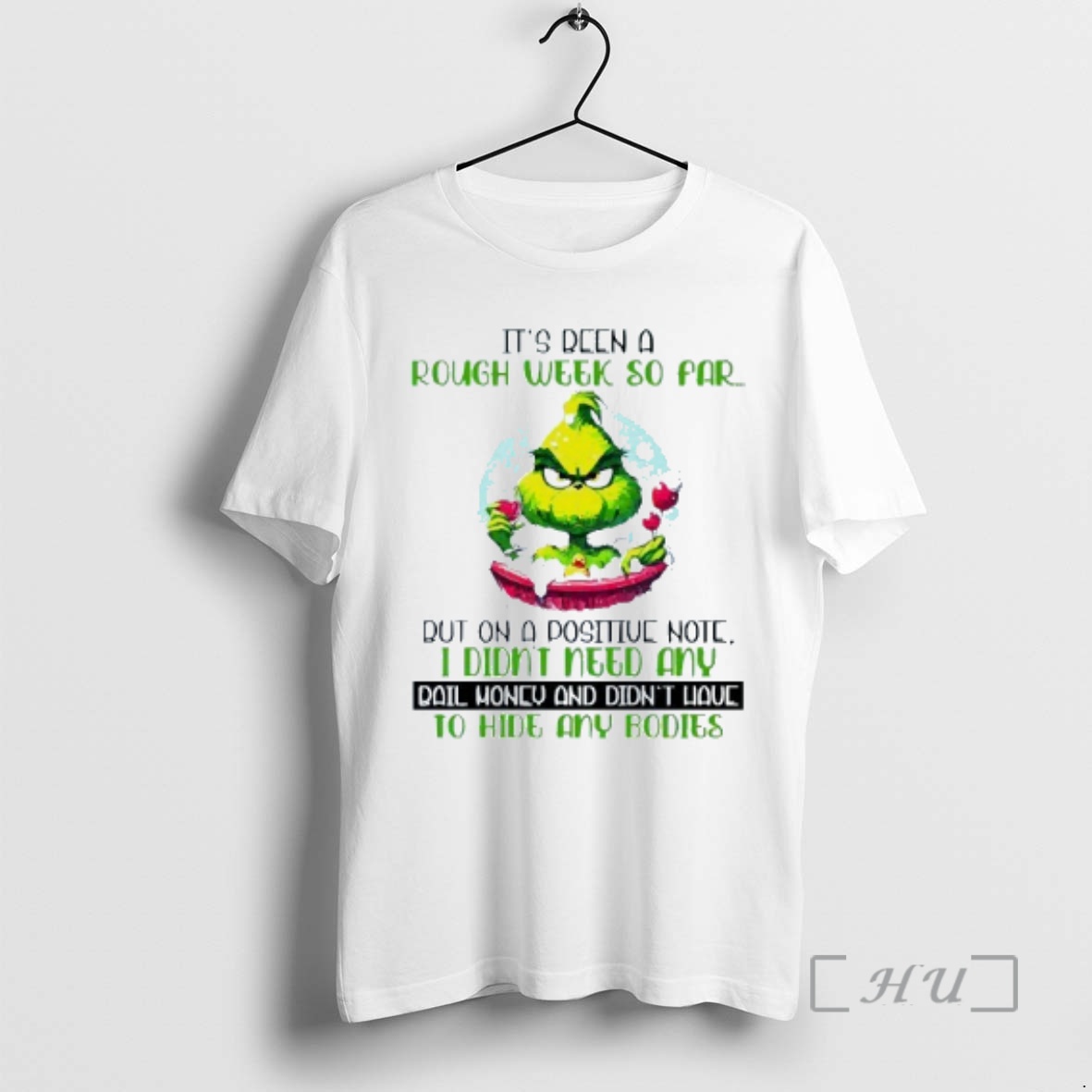 Officials Grinch Its Been A Rough Week So Par But On A Positive Note Christmas Premium T Shirt Sweater Hoodie