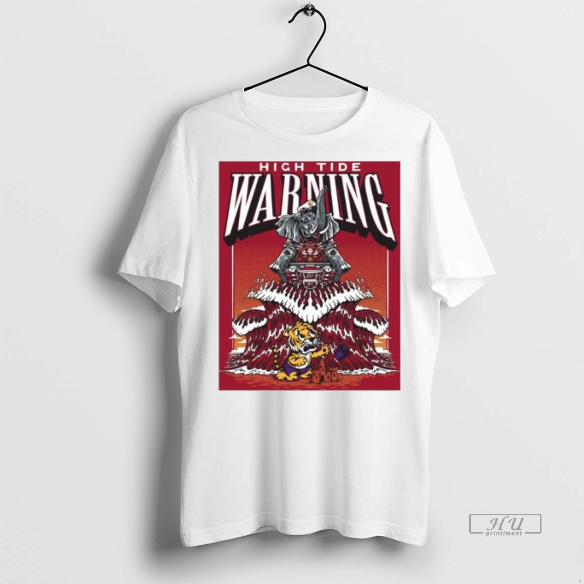 Officials High Tide Warning Alabama Beat Lsu Premium Tee Shirt Sweater Hoodie