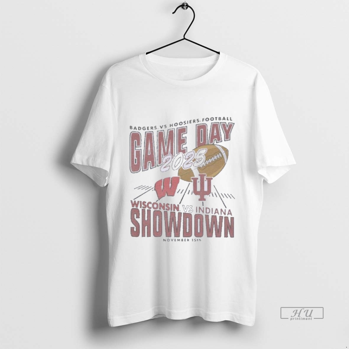 Officials Indiana Hoosiers Vs Wisconsin Badgers 2025 Gameday Showdown Premium Tee Shirt Sweater Hoodie