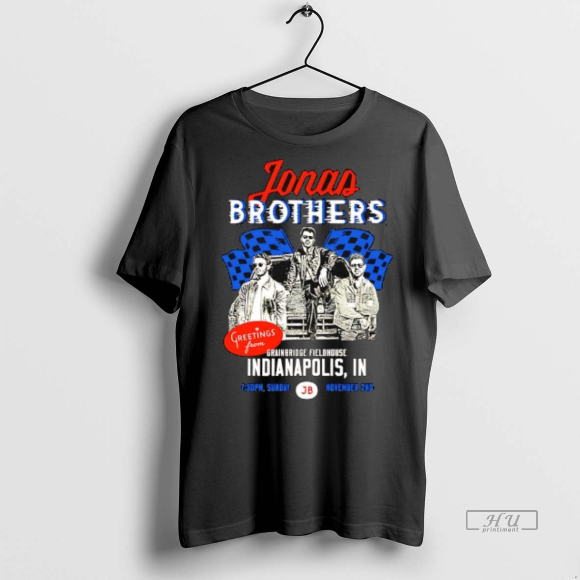 Officials Jonas Brothers Greeting From Your Hometown Indianapolis In Sunday Jb Premium Tee Shirt Sweater Hoodie