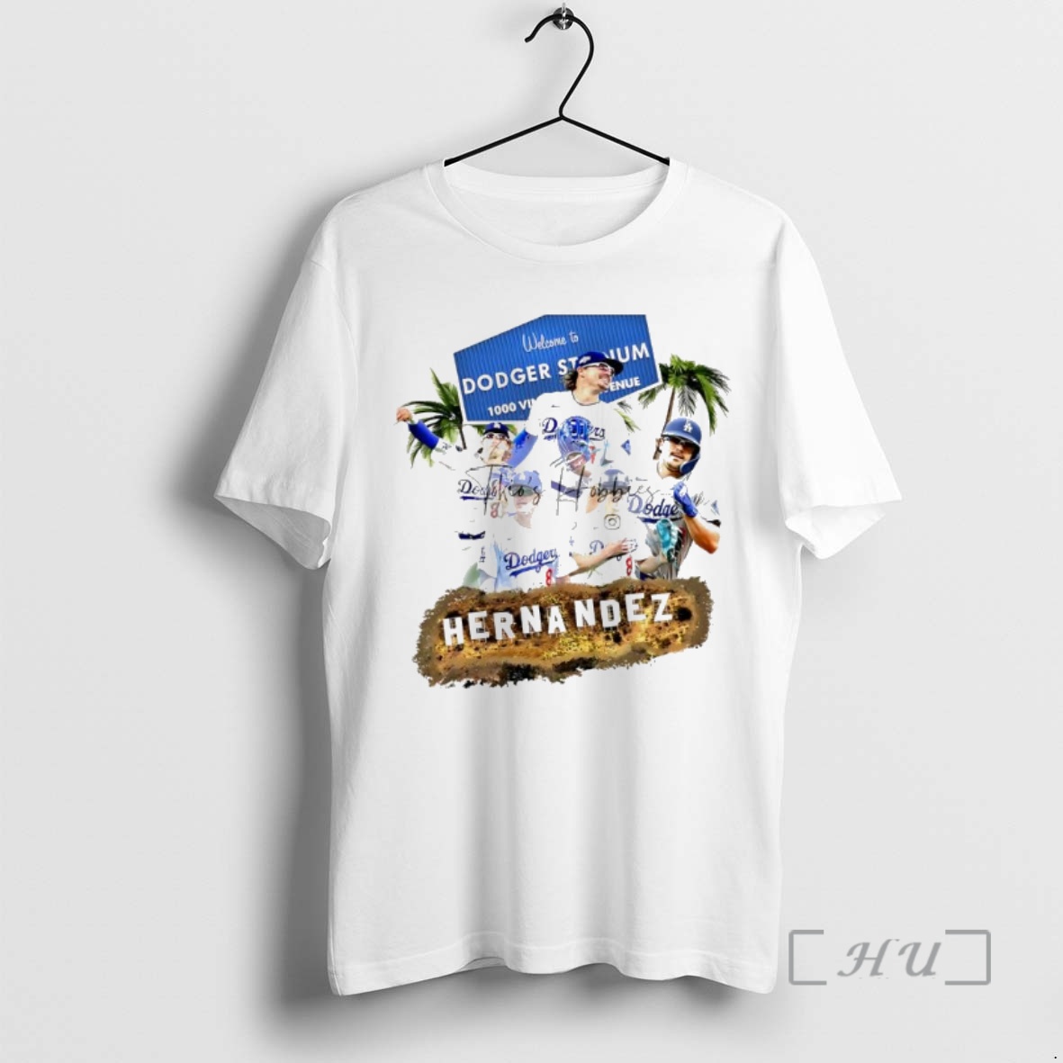 Officials Kike Hernandez Welcome To Dodger Stadium Los Angeles Baseball Premium T Shirts Sweater Hoodie