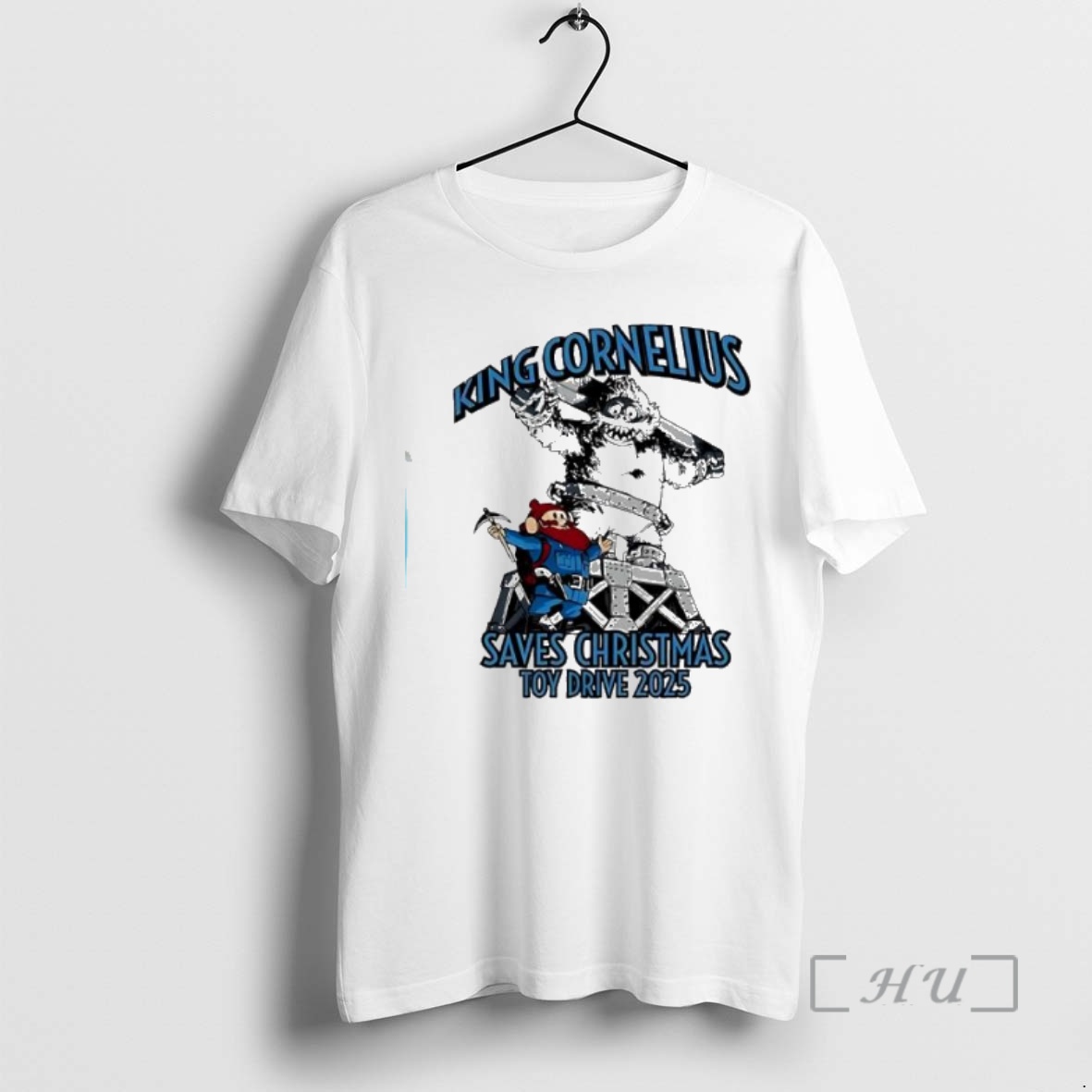 Officials King Cornelius Saves Christmas Toy Drive 2025 Premium T Shirts Sweater Hoodie