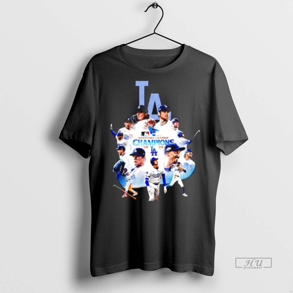 Officials La Dodgers 2025 National League Champions All Players Graphic Premium Tee Shirt Sweater Hoodie