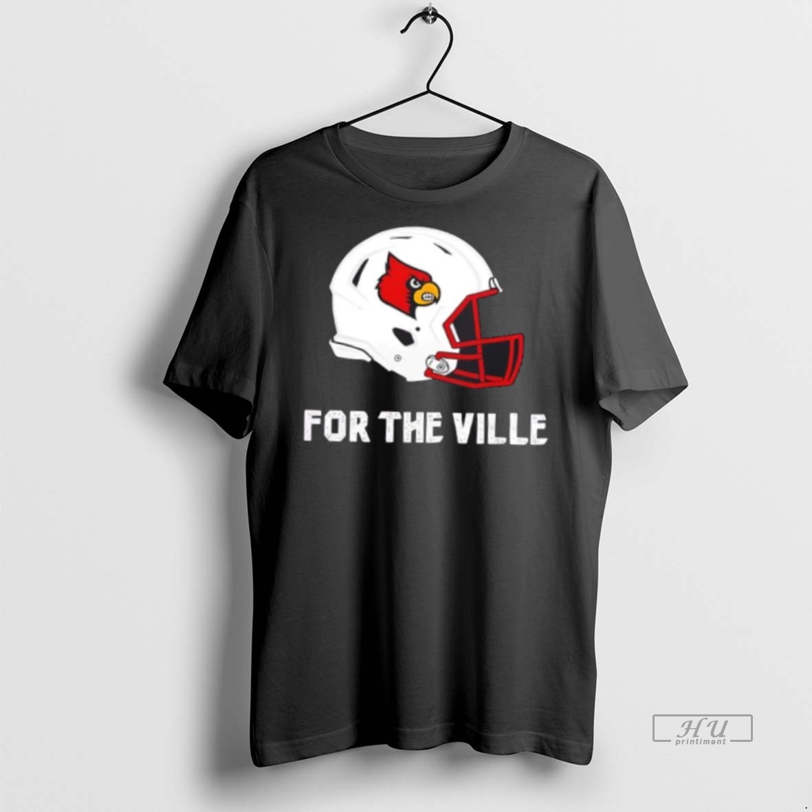 Officials Louisville Cardinals For The Ville Football Helmet Premium Tee Shirt Sweater Hoodie