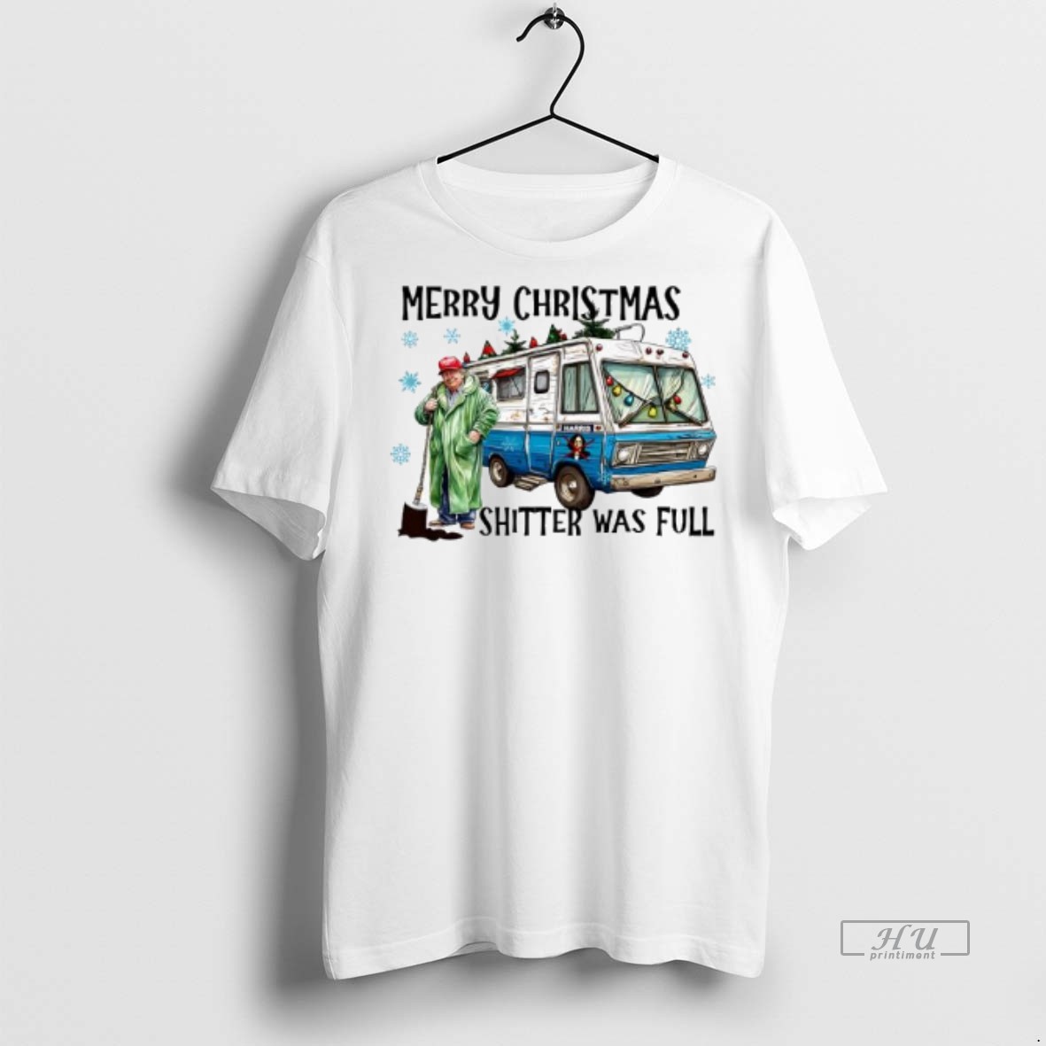 Officials Merry Christmas Shitter Was Full Trump President Premium Tee Shirt Sweater Hoodie