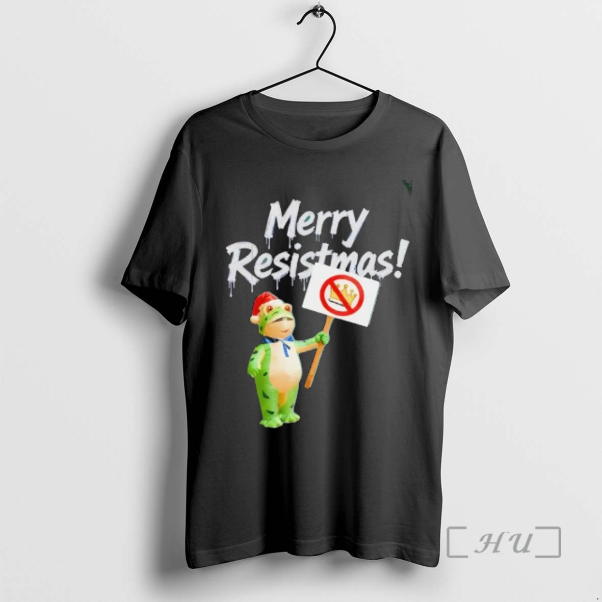 Officials Merry Resistmas Frog No Kings Premium T Shirt Sweater Hoodie