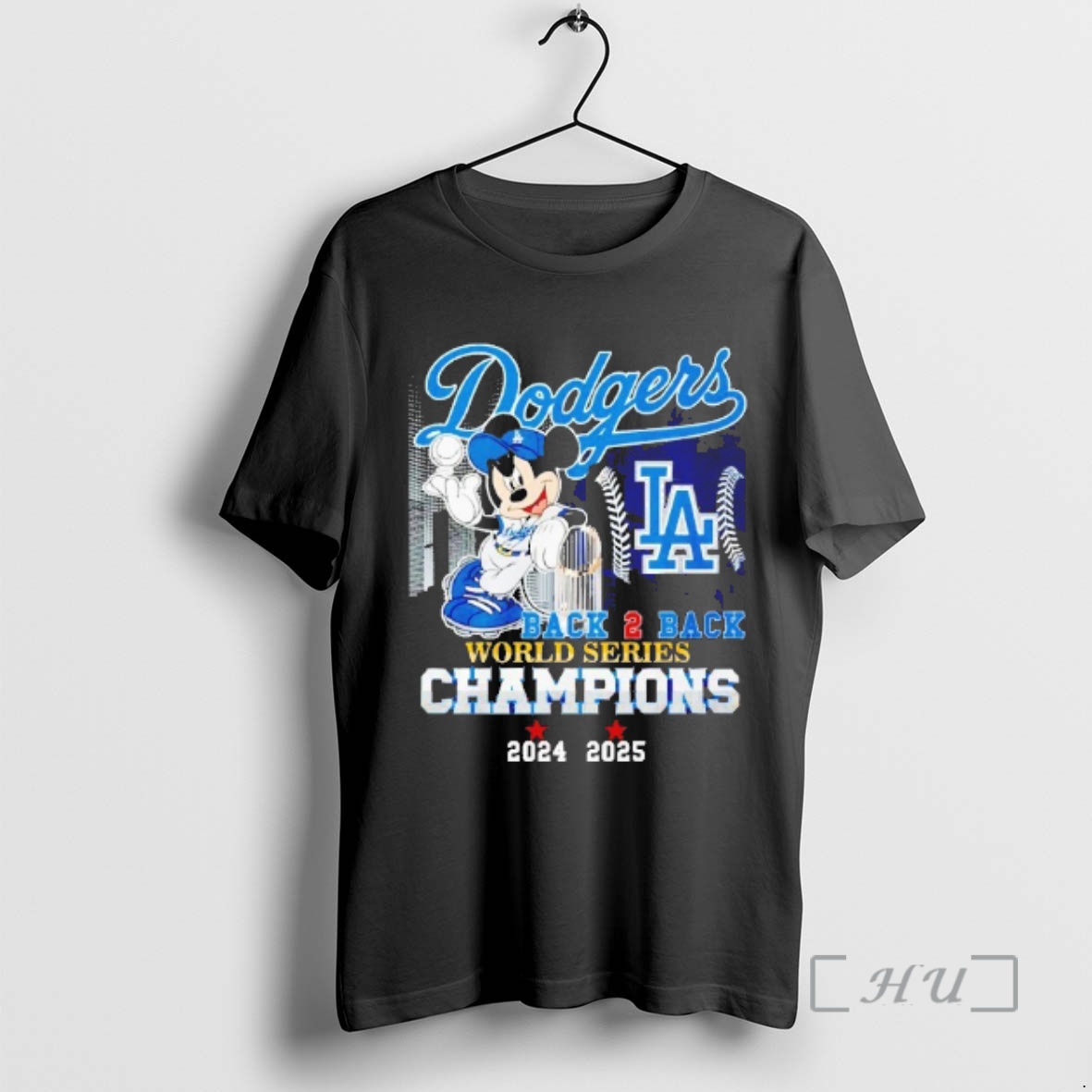 Officials Mickey Los Angeles Dodgers Back 2 Back World Series Champions 2024 2025 Premium T Shirt Sweater Hoodie