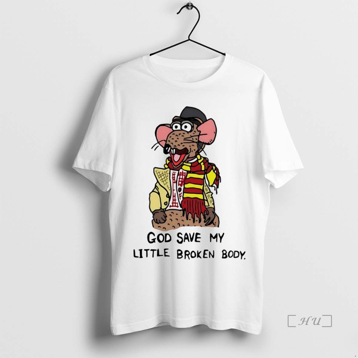 Officials Muppet Christmas Carol Rizzos Little Broken Body White Premium T Shirts Sweater Hoodie