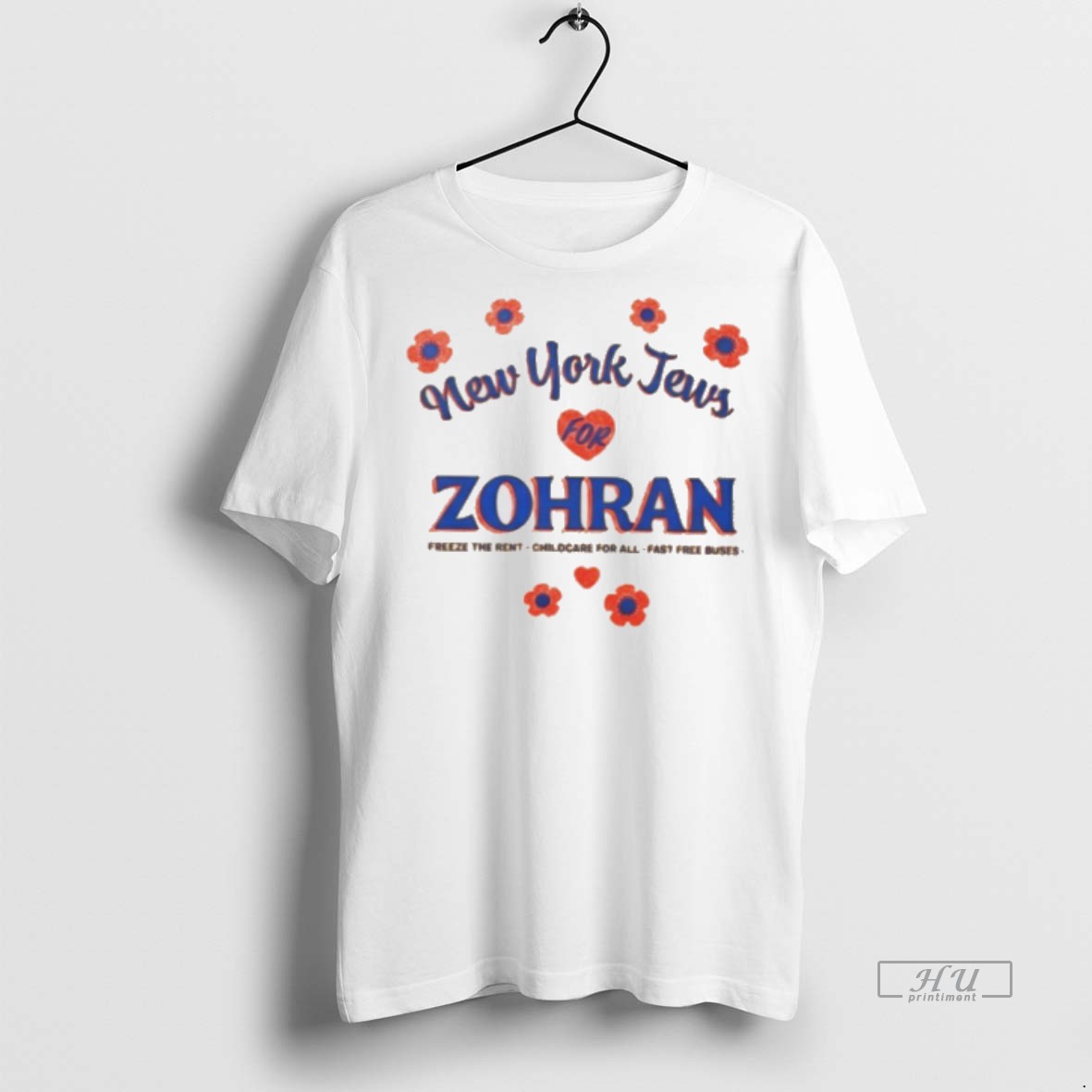 Officials New York Jews For Zohran Freeze The Rent Childcare For All Fast Free Buses Premium Tee Shirt Sweater Hoodie