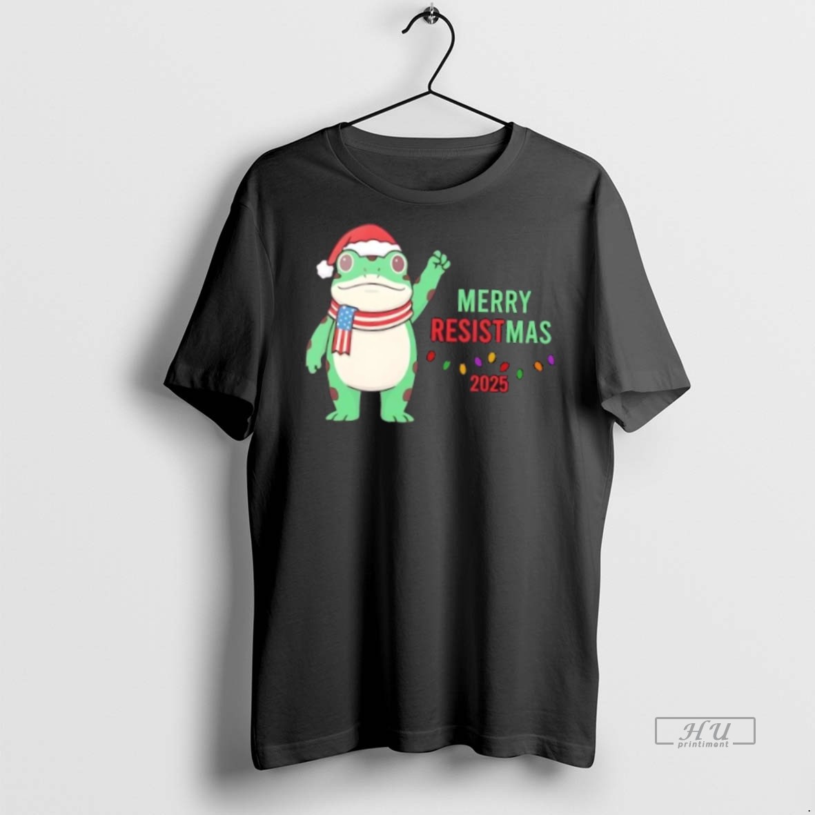 Officials Portland Protest Frog Merry Resistmas 2025 Christmas Premium Tee Shirt Sweater Hoodie