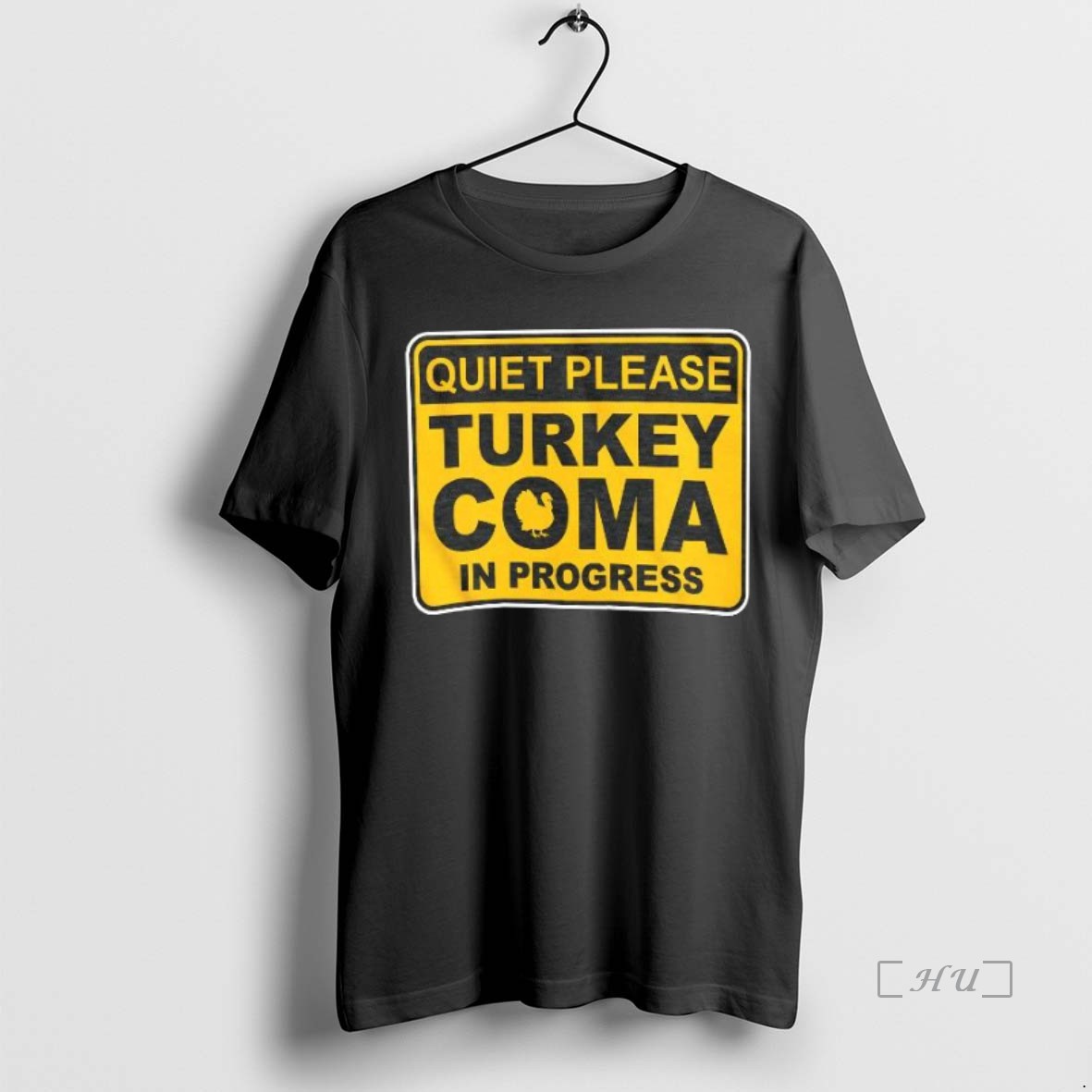 Officials Quiet Please Turkey Coma In Progress Sign Premium T Shirts Sweater Hoodie