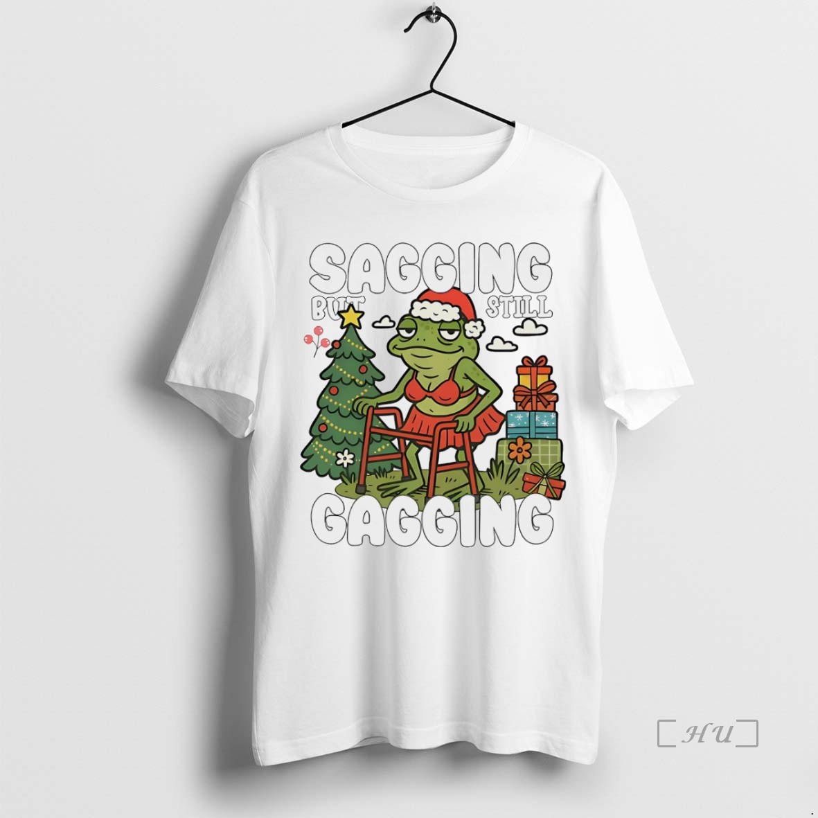 Officials Sagging But Still Gagging Christmas White Premium T Shirts Sweater Hoodie