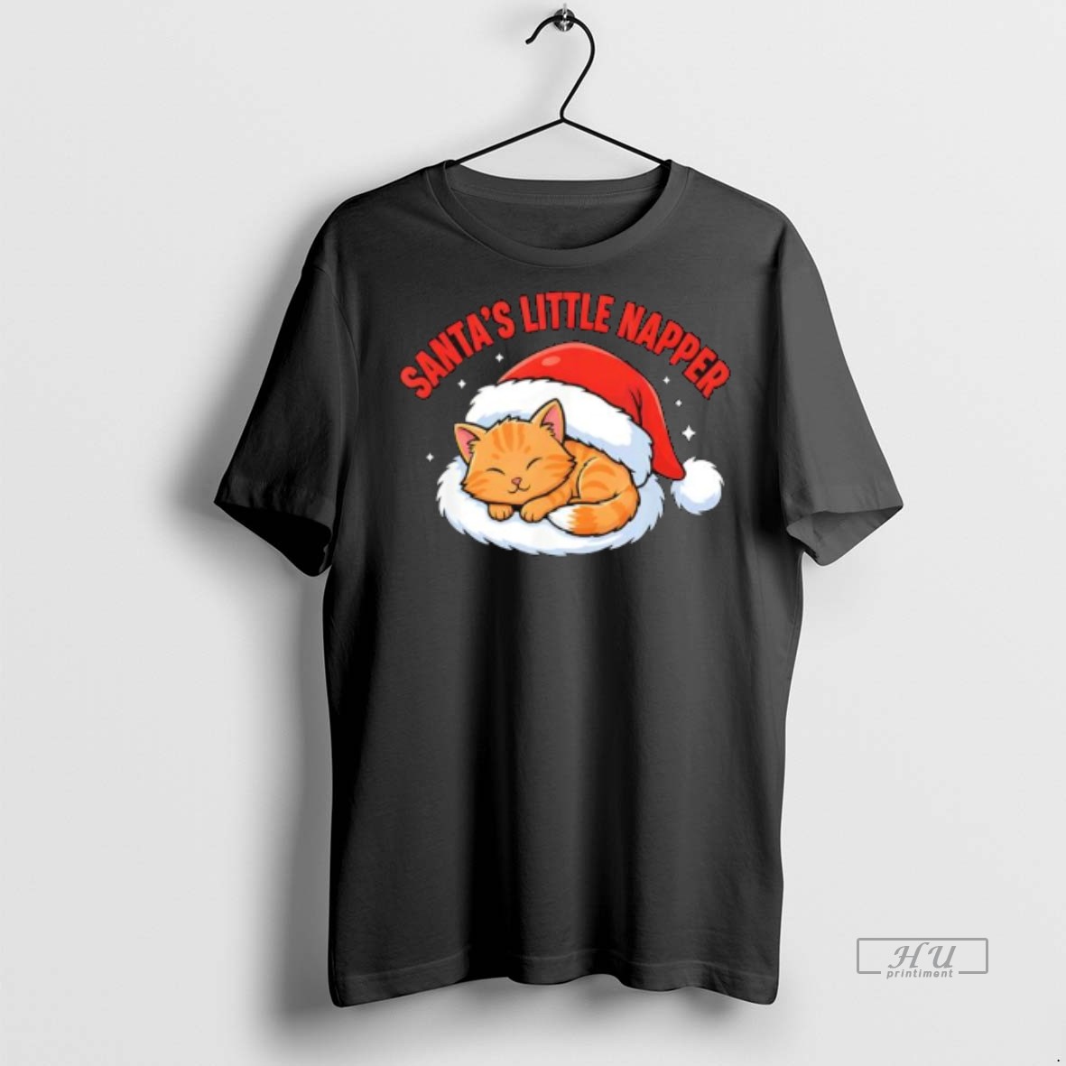 Officials Santas Little Napper Cute Christmas Funny Cat Premium Tee Shirt Sweater Hoodie