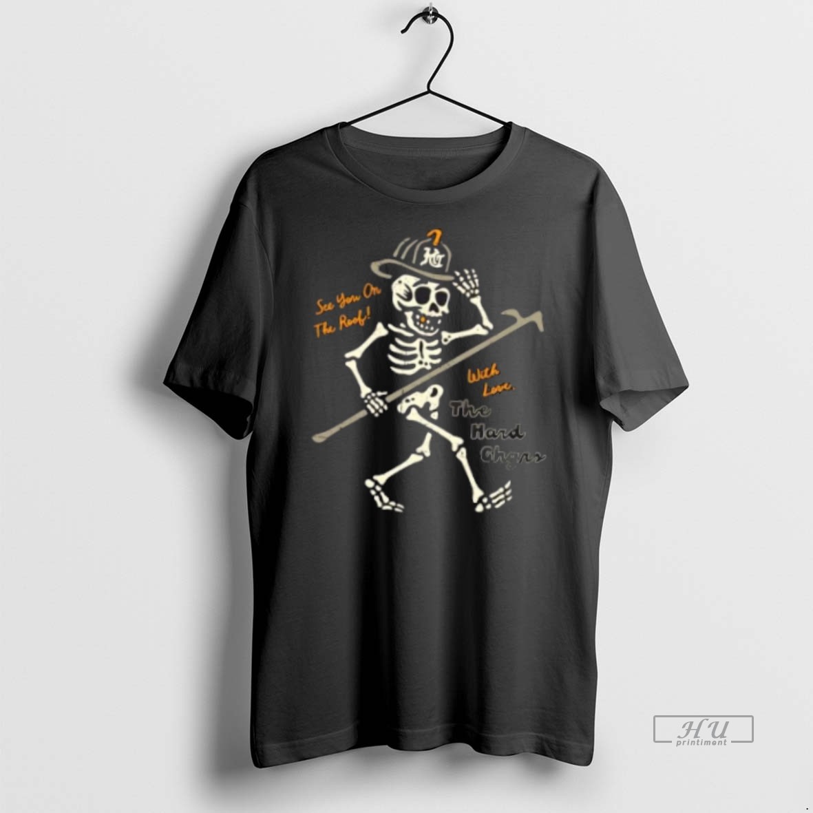 Officials Skeleton See You On The Roof Premium Tee Shirt Sweater Hoodie