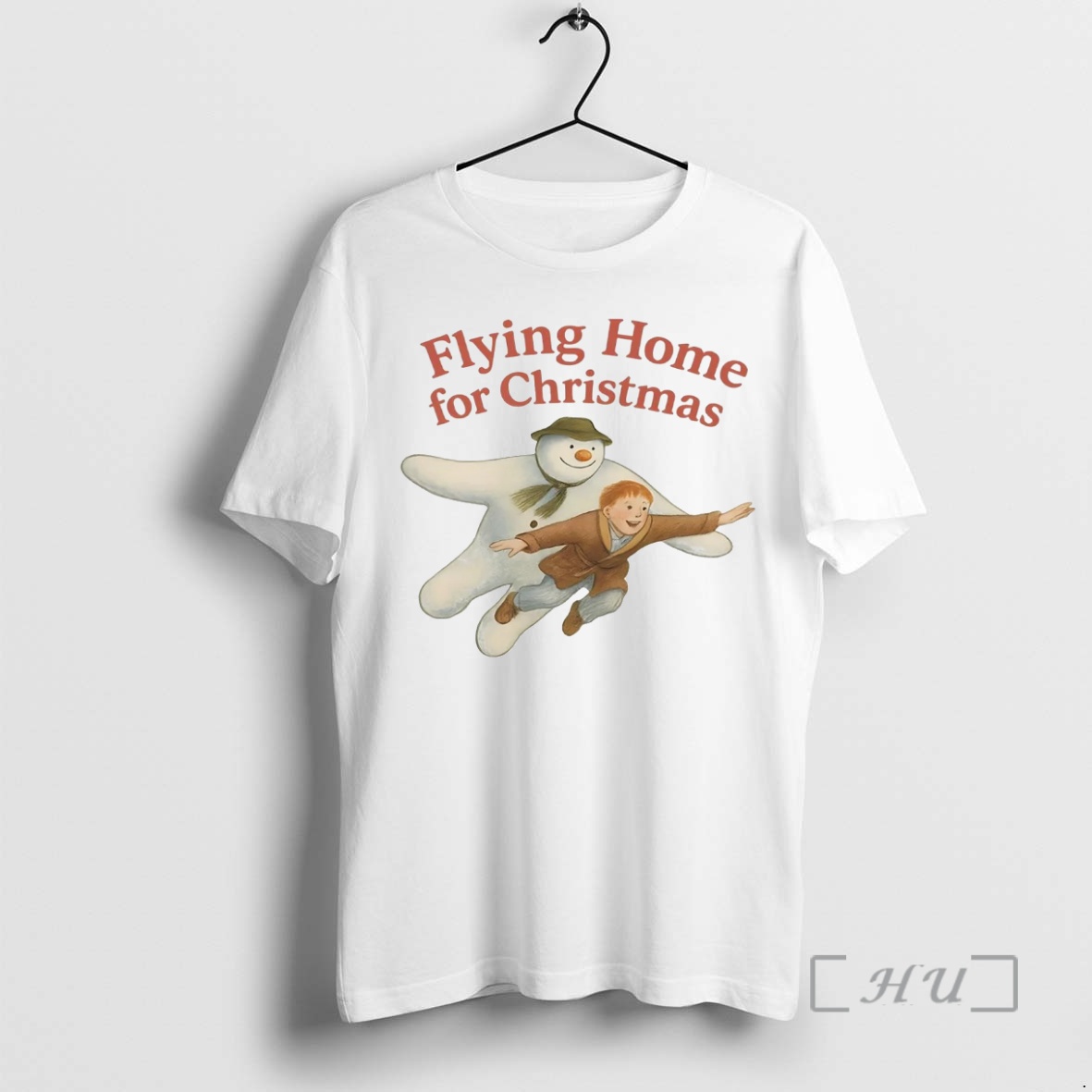 Officials Snowman Flying Home For Christmas Premium T Shirts Sweater Hoodie