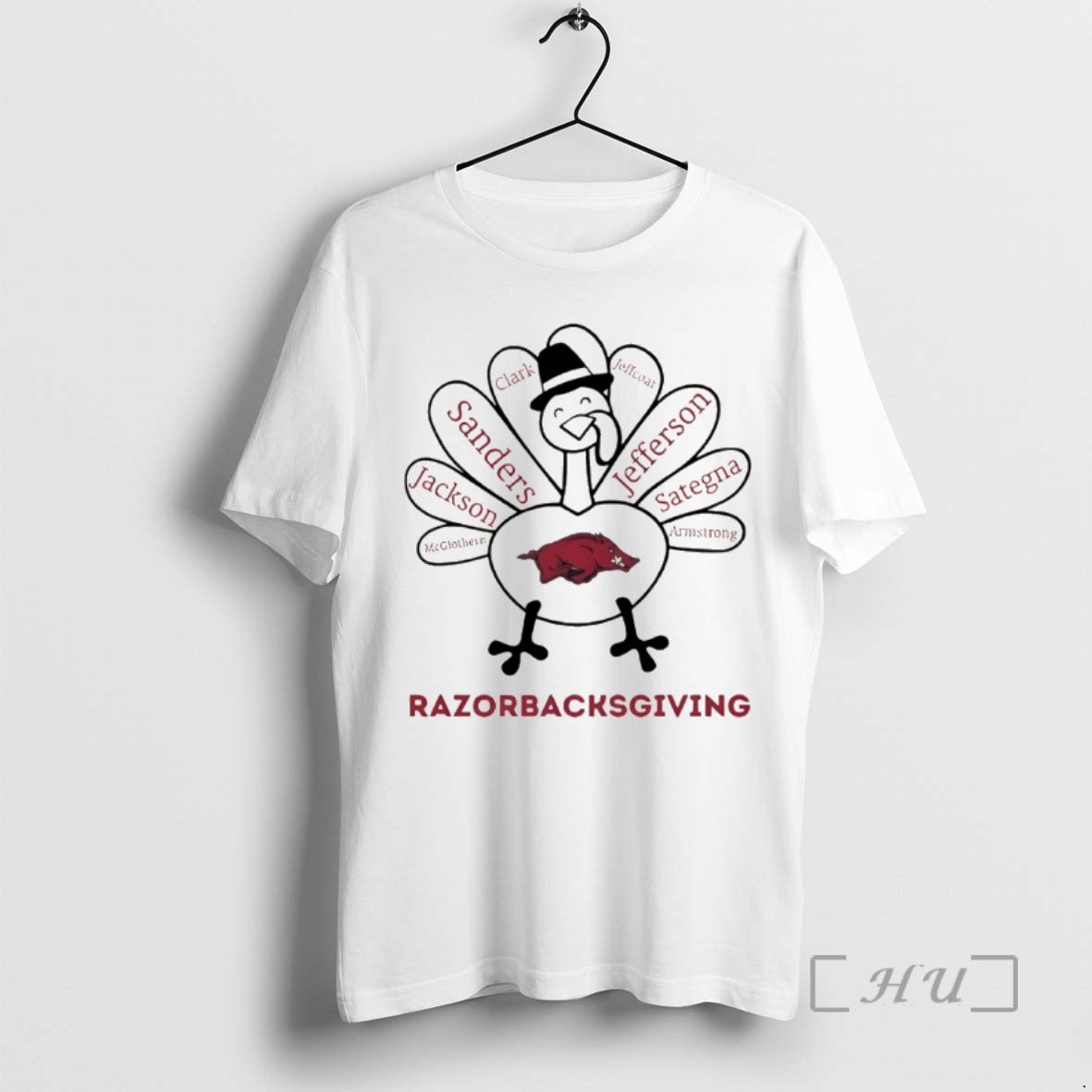 Officials Thanksgiving With Arkansas Razorbacks Heroes Premium T Shirt Sweater Hoodie