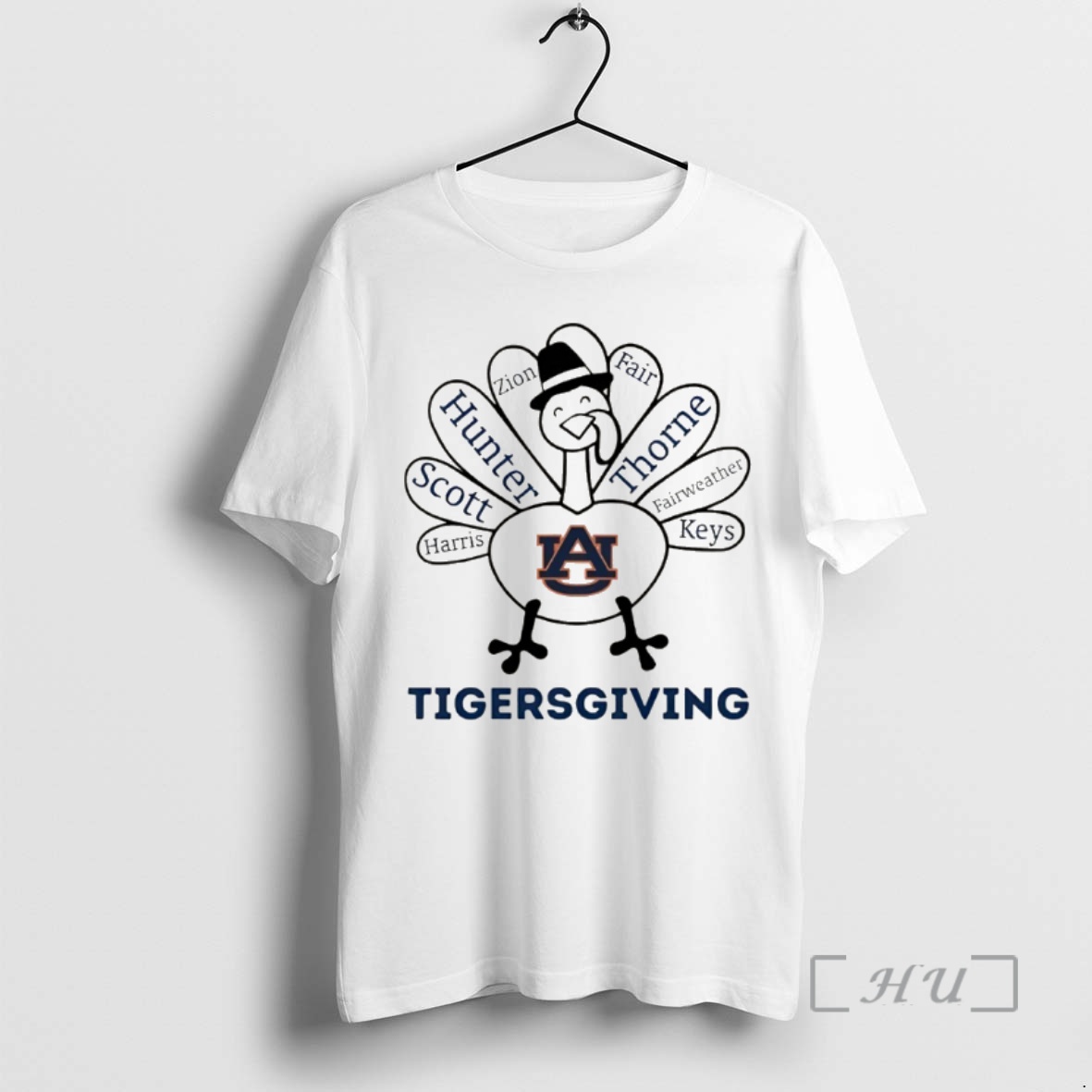 Officials Thanksgiving With Auburn Tigers Heroes Premium T Shirt Sweater Hoodie