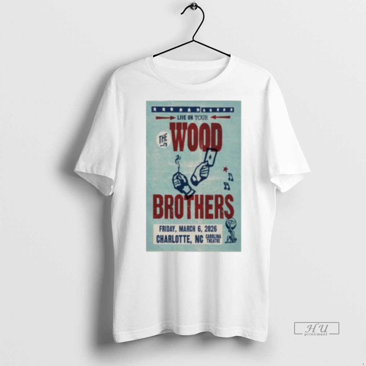 Officials The Wood Brothers Charlotte Nc Event Mar 6 2026 Premium Tee Shirt Sweater Hoodie