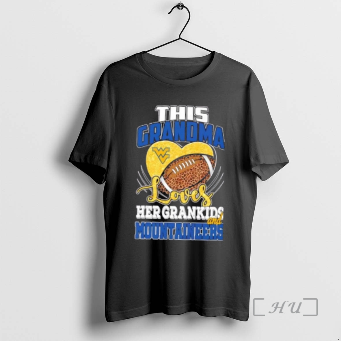 Officials This Grandma Loves Her Grandkids And West Virginia Mountaineers Premium T Shirts Sweater Hoodie