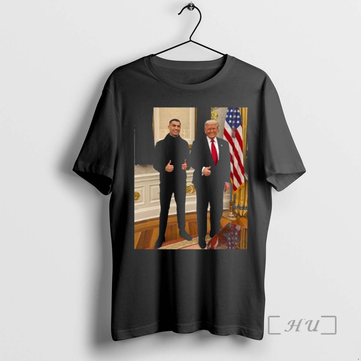 Officials Trump Vs Cristiano Ronaldo At The White House Premium T Shirts Sweater Hoodie