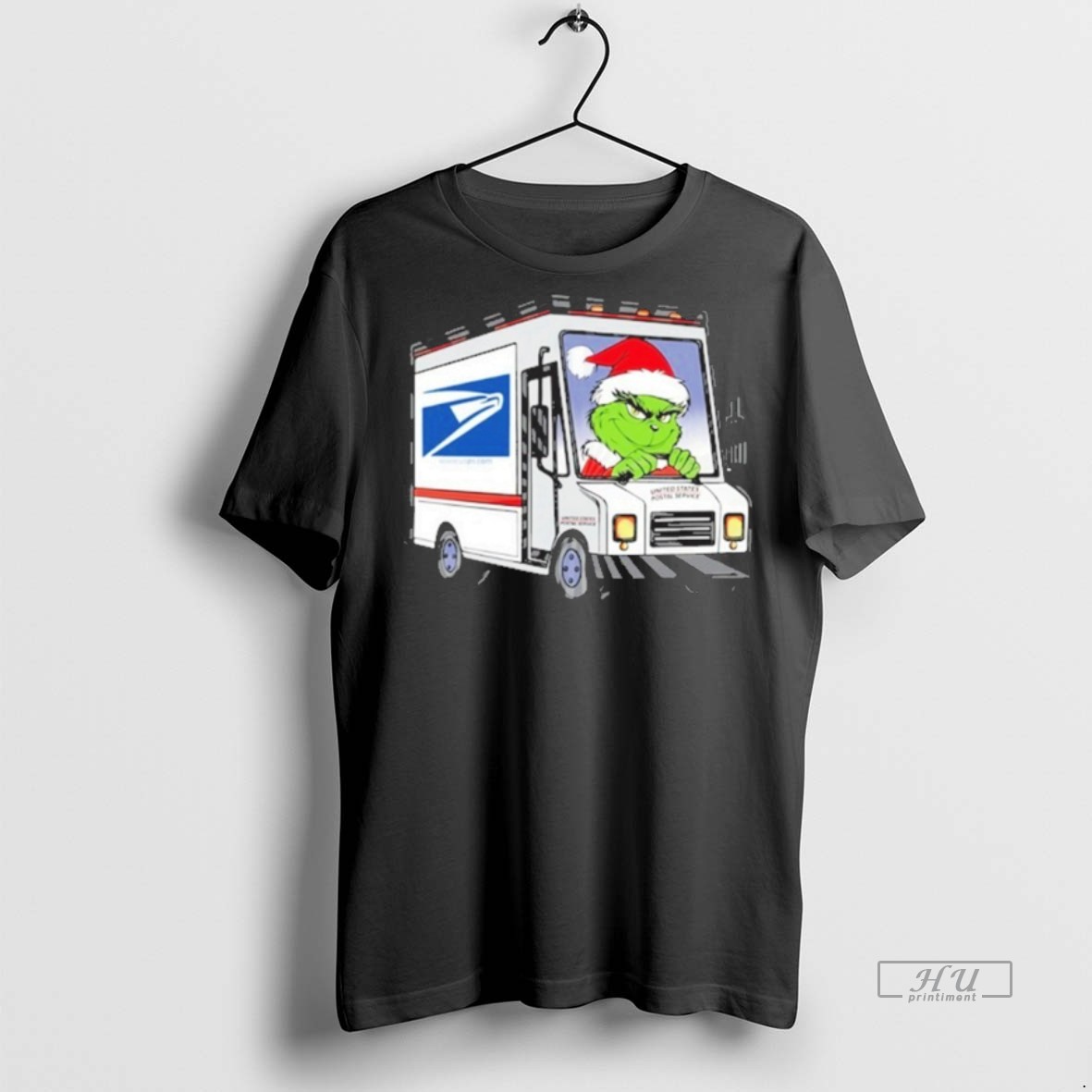 Officials Usps X Santa Grinch Car Premium Tee Shirt Sweater Hoodie