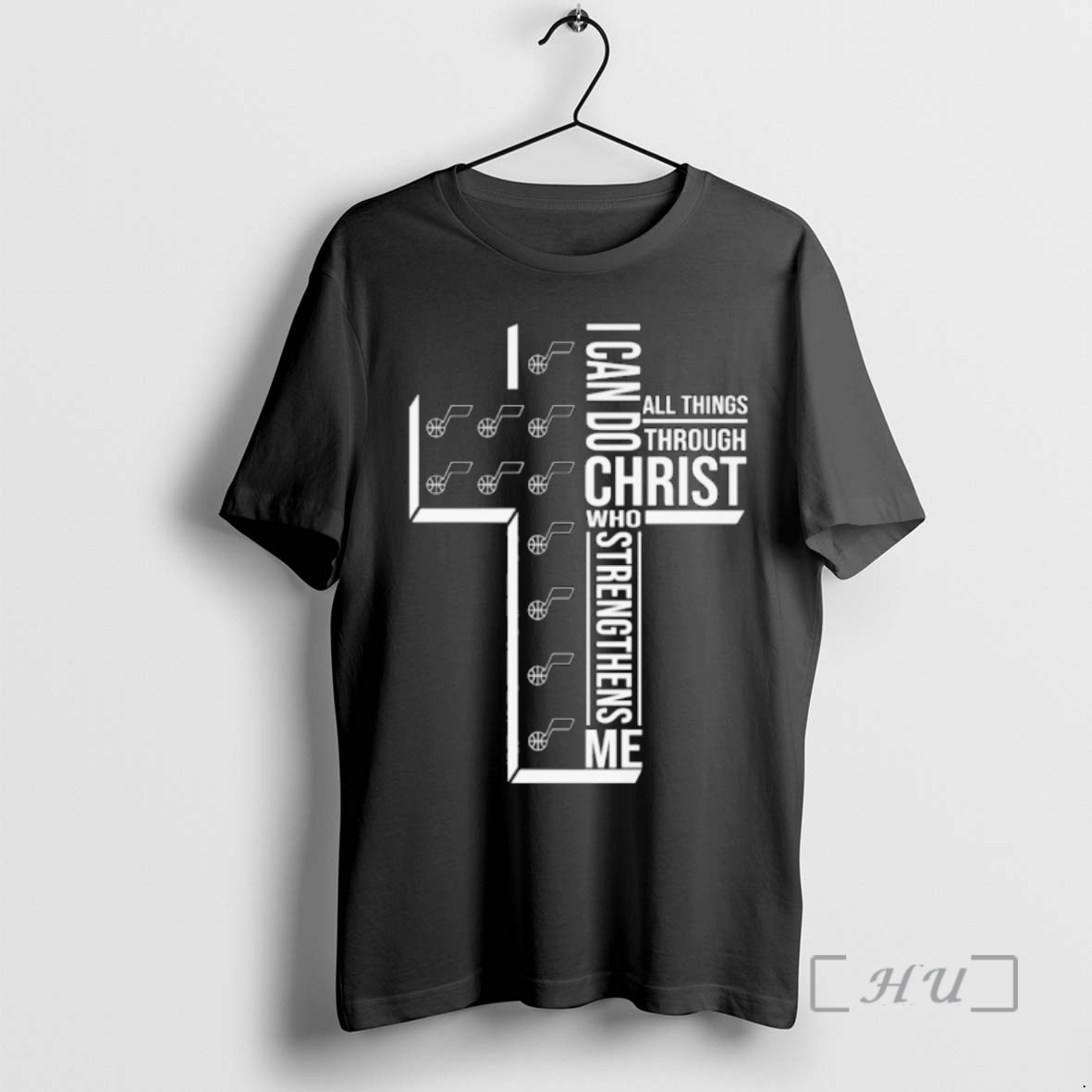 Officials Utah Jazz I Can Do All Things Through Christ Who Strengthen Me Premium T Shirt Sweater Hoodie