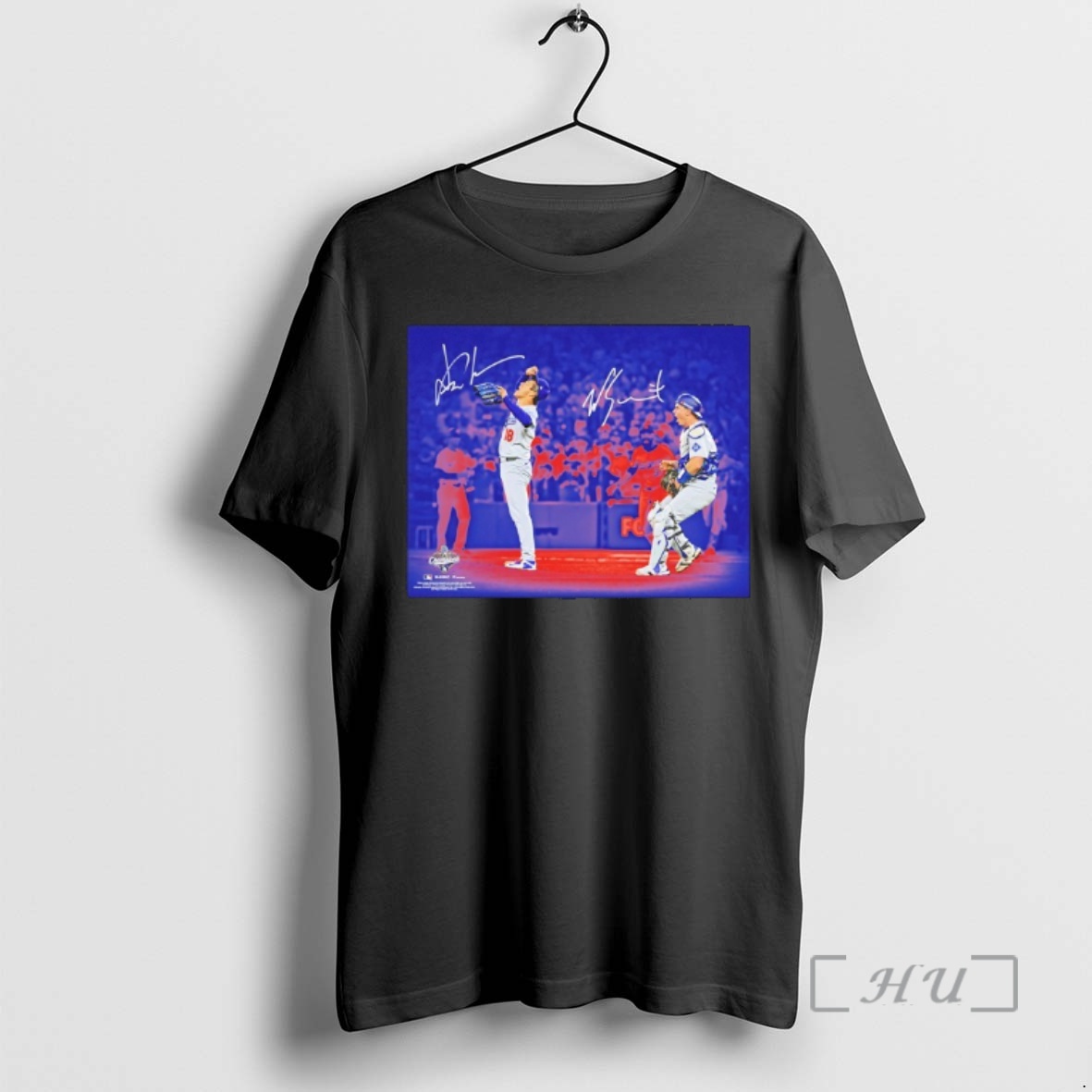 Officials Yoshinobu Yamamoto And Will Smith Dodgers 2025 Mlb World Series Champions Autographed Premium T Shirt Sweater Hoodie