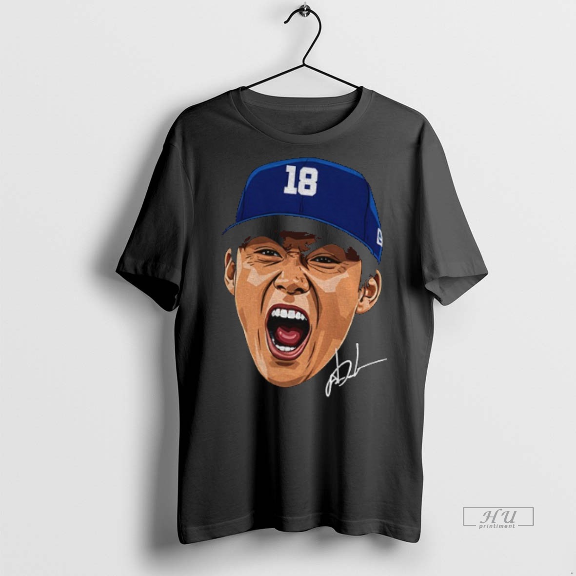 Officials Yoshinobu Yamamoto Screaming Big Face Los Angeles Dodgers Mvp Baseball World Series 2025 Signature Premium Tee Shirt Sweater Hoodie