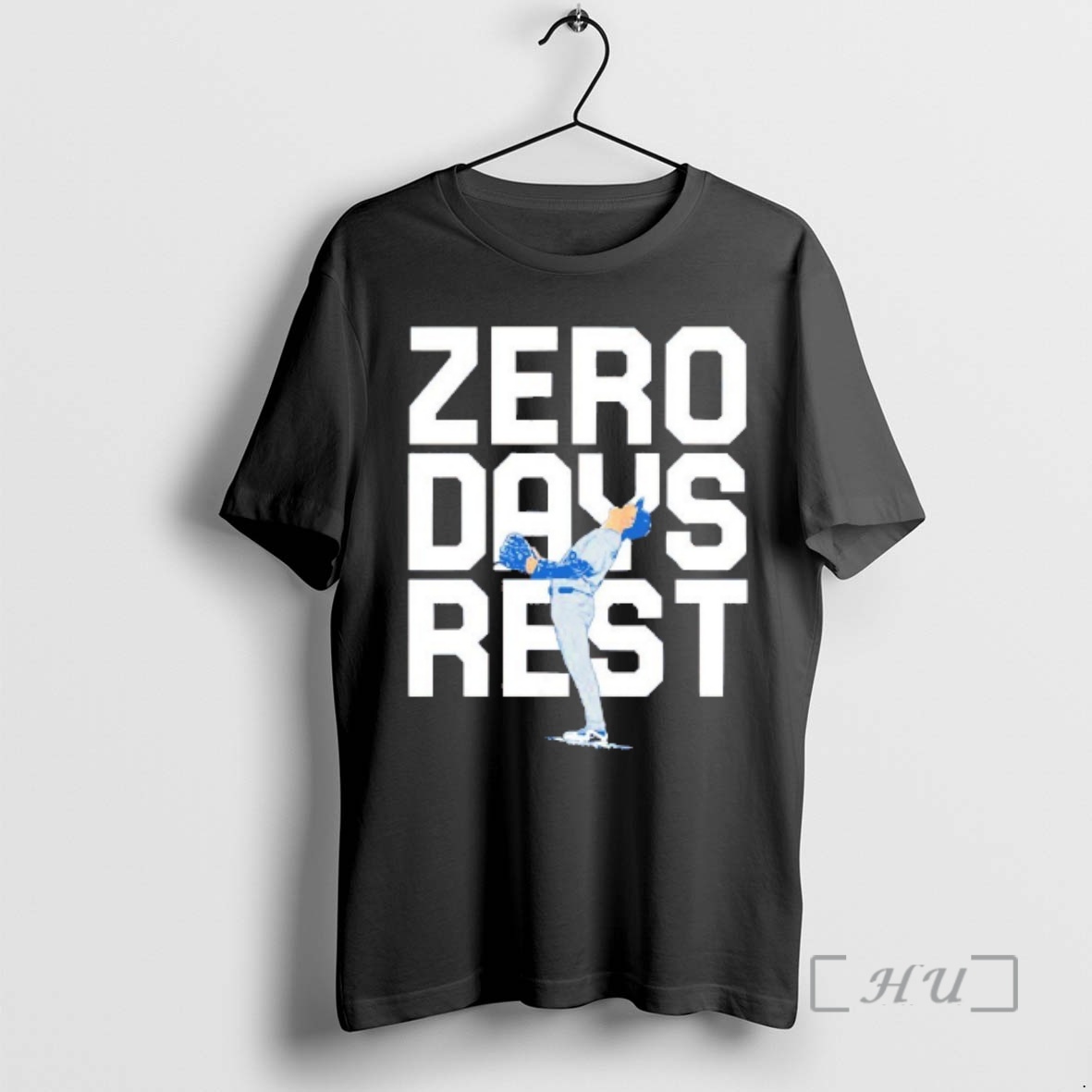 Officials Zero Days Rest Yoshinobu Yamamoto La Dodgers Premium T Shirt Sweater Hoodie