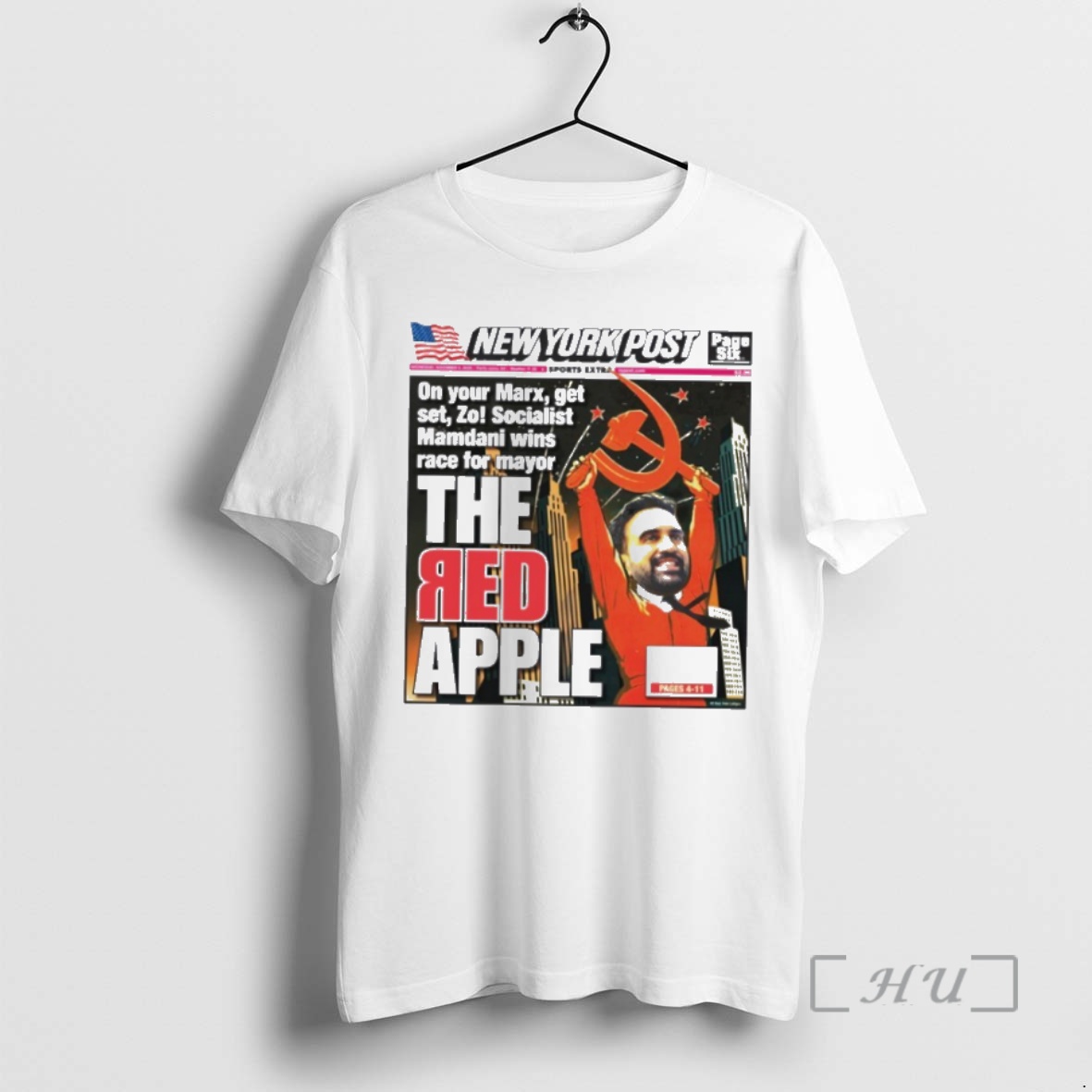 Officials Zohran Mamdani The Red Apple Premium T Shirts Sweater Hoodie