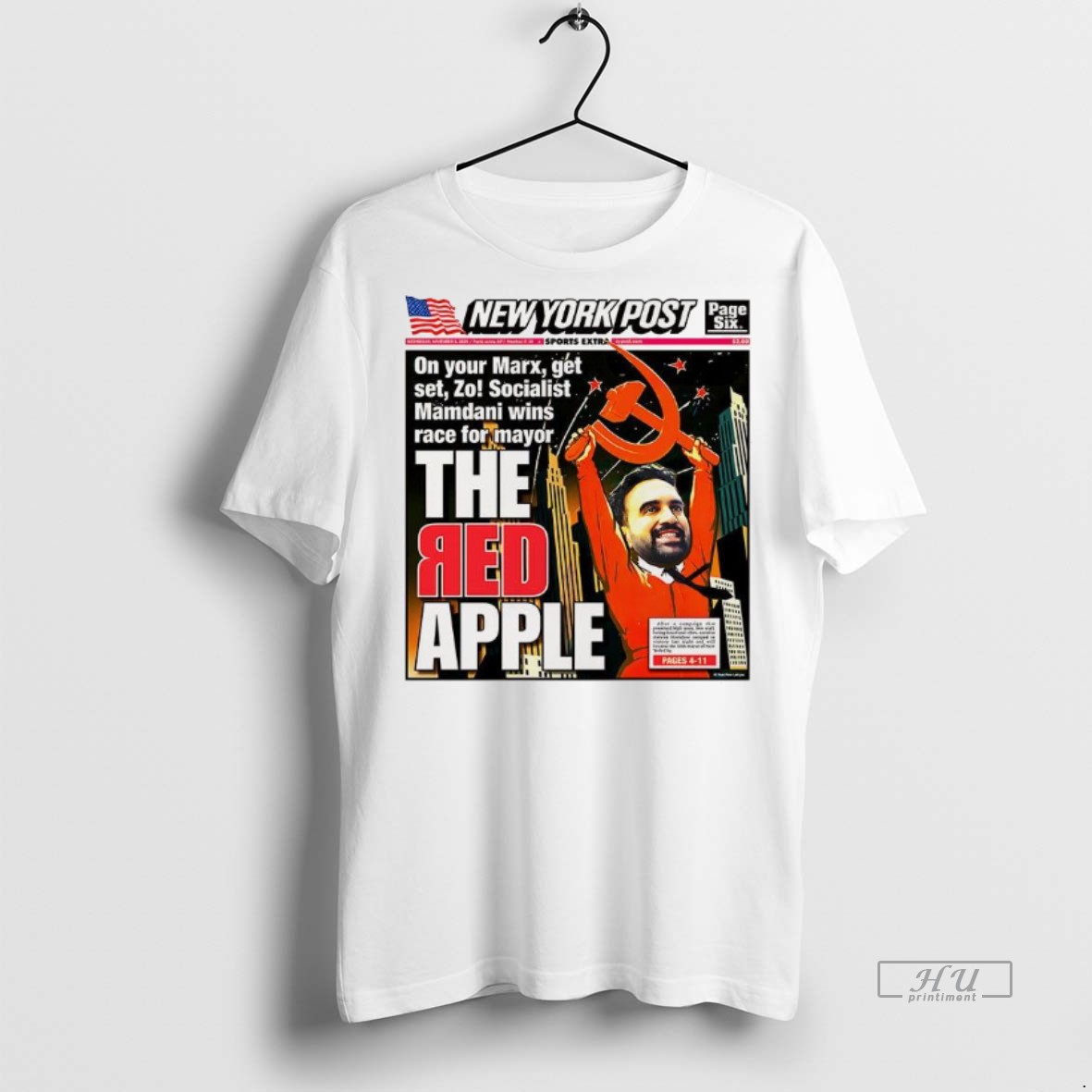 Officials Zohran Mamdani Wins 2025 Nyc Mayoral Election Premium Tee Shirt Sweater Hoodie