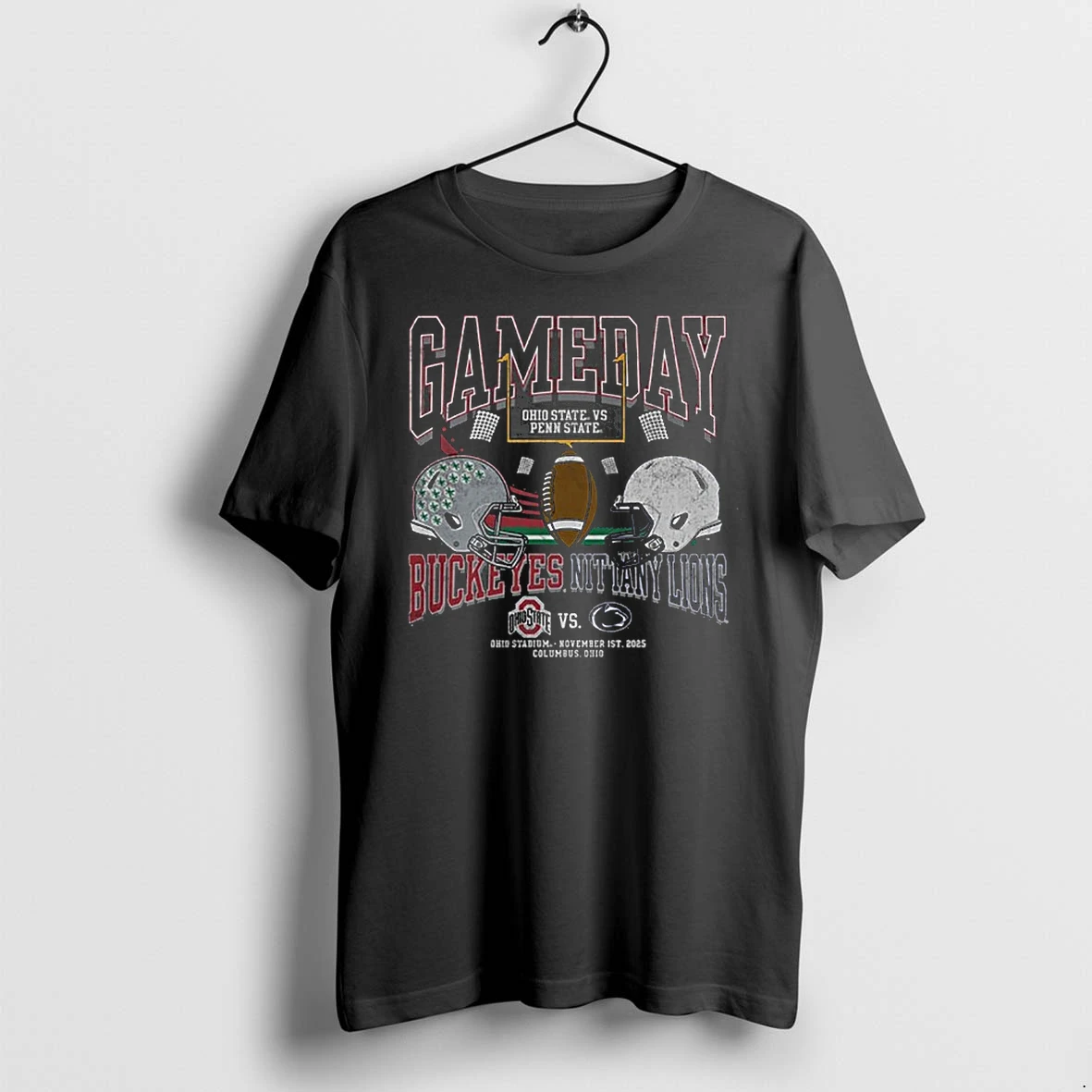 Ohio State Vs Penn State 2025 Gameday Football Matchup Tshirts Sweater Hoodie