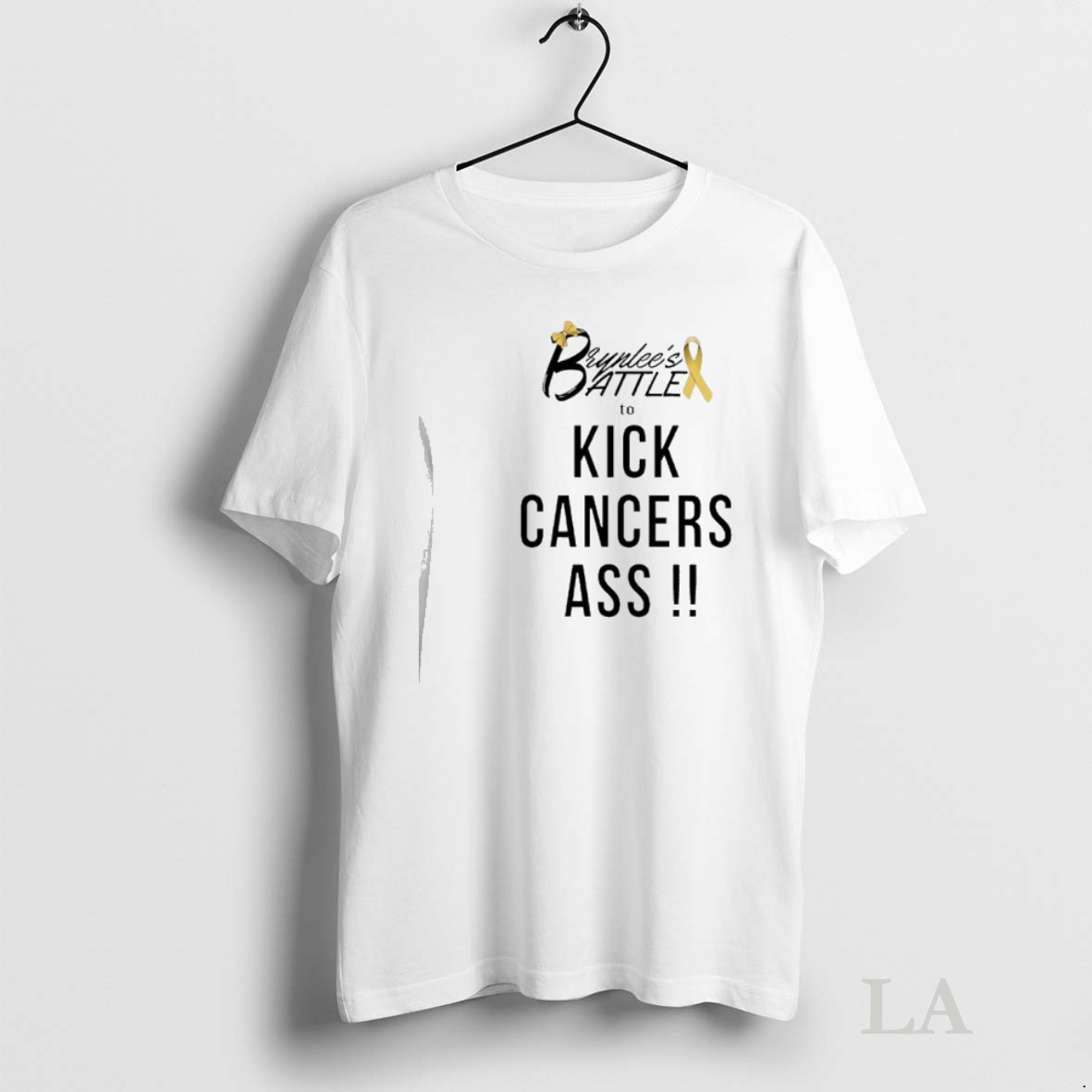 Original Brynlees Battle To Kick Cancers Ass Shirt