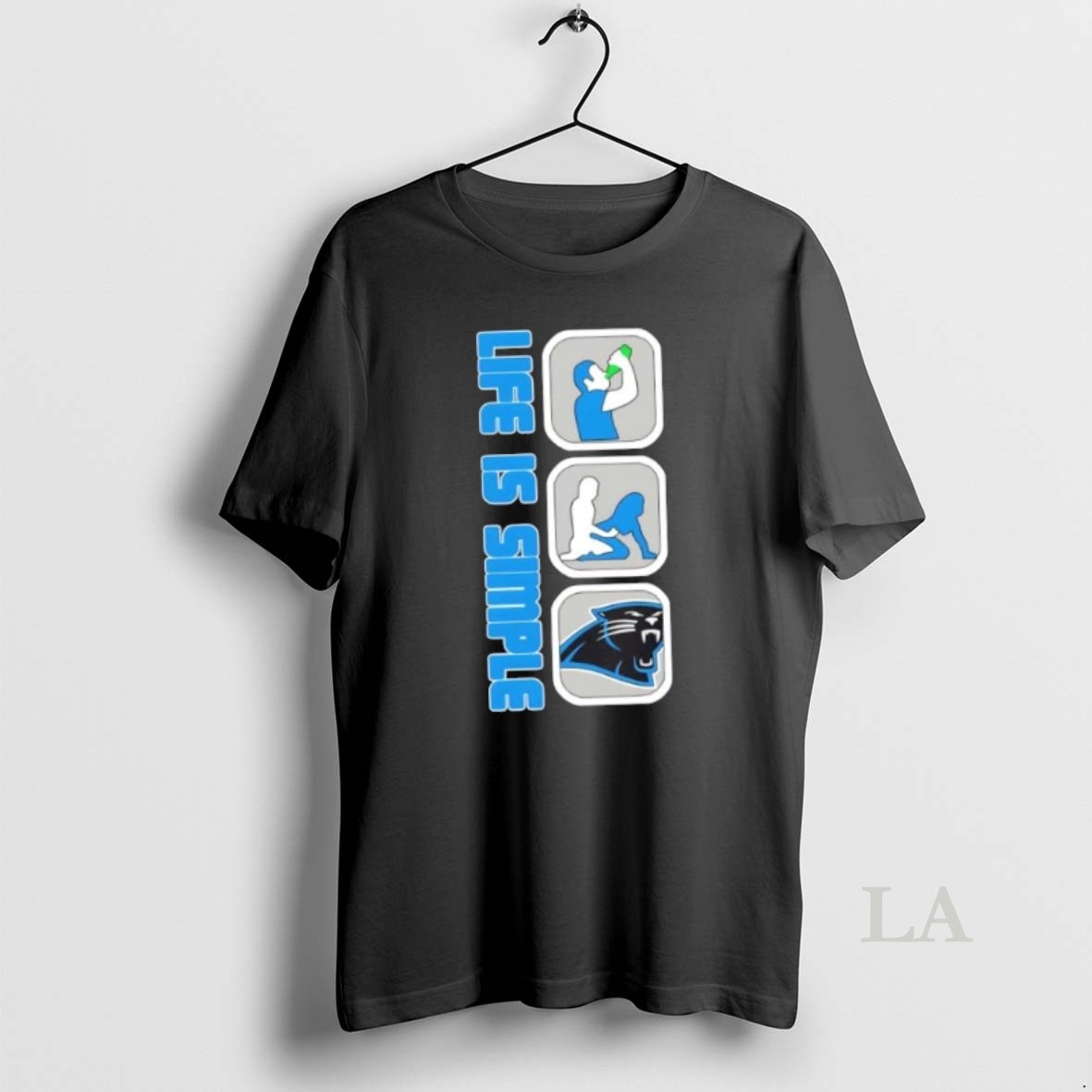 Original Carolina Panthers Football Life Is Simple Shirt