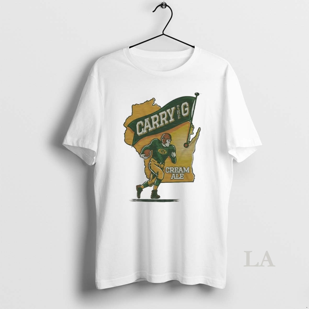 Original Carry The G 2025 Cream Ale Gathering Place Brewing Company Green Bay Packers Fans Shirt