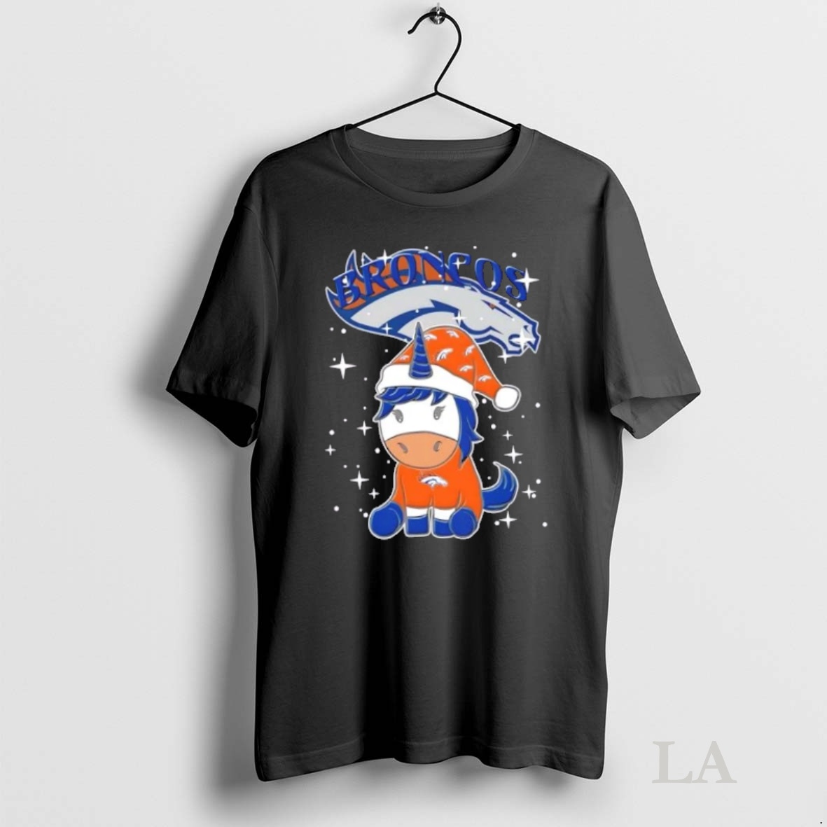 Original Denver Broncos Football X Unicorn Merry Christmas Shirt