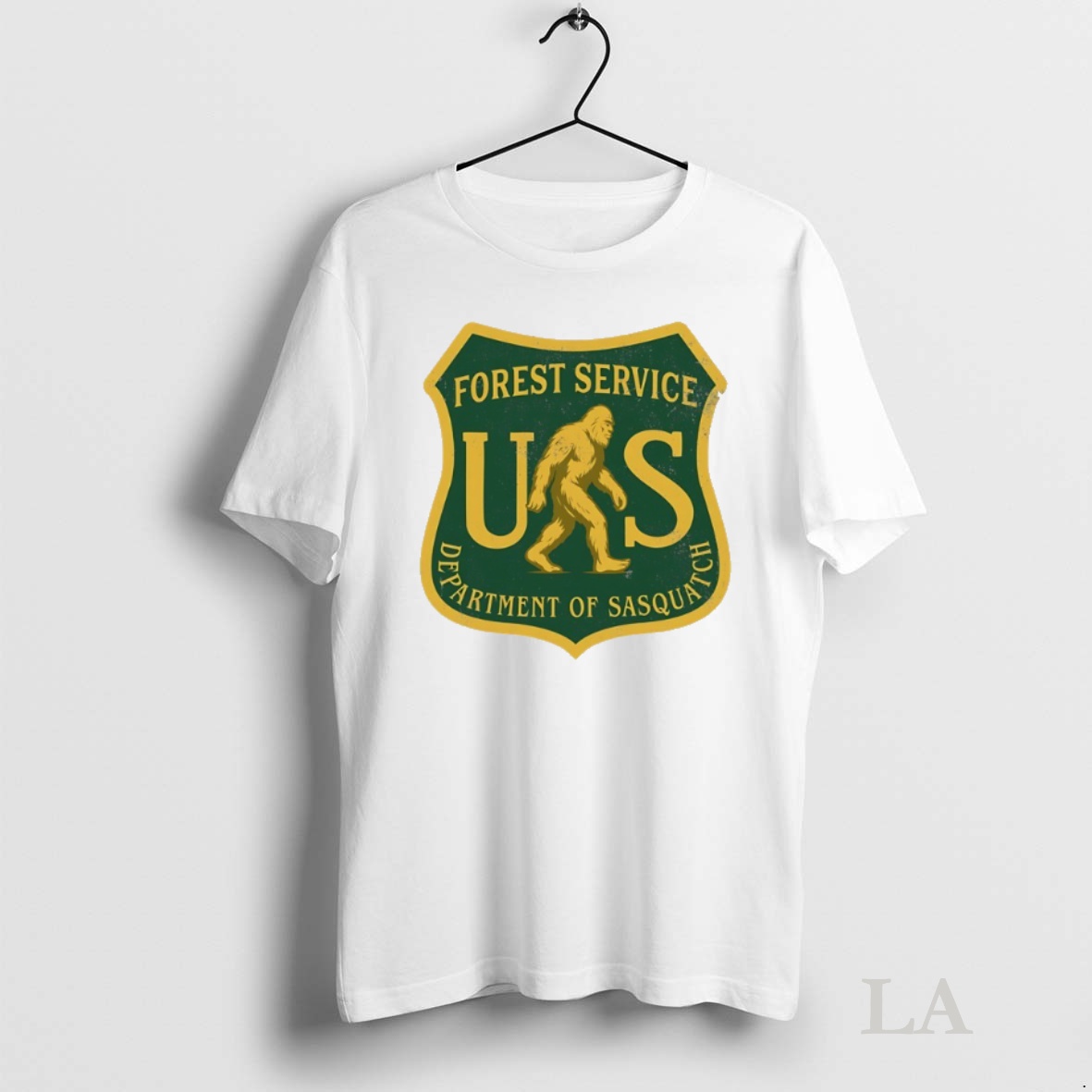 Original Forest Service Department Of Sasquatch Bigfoot Shirt