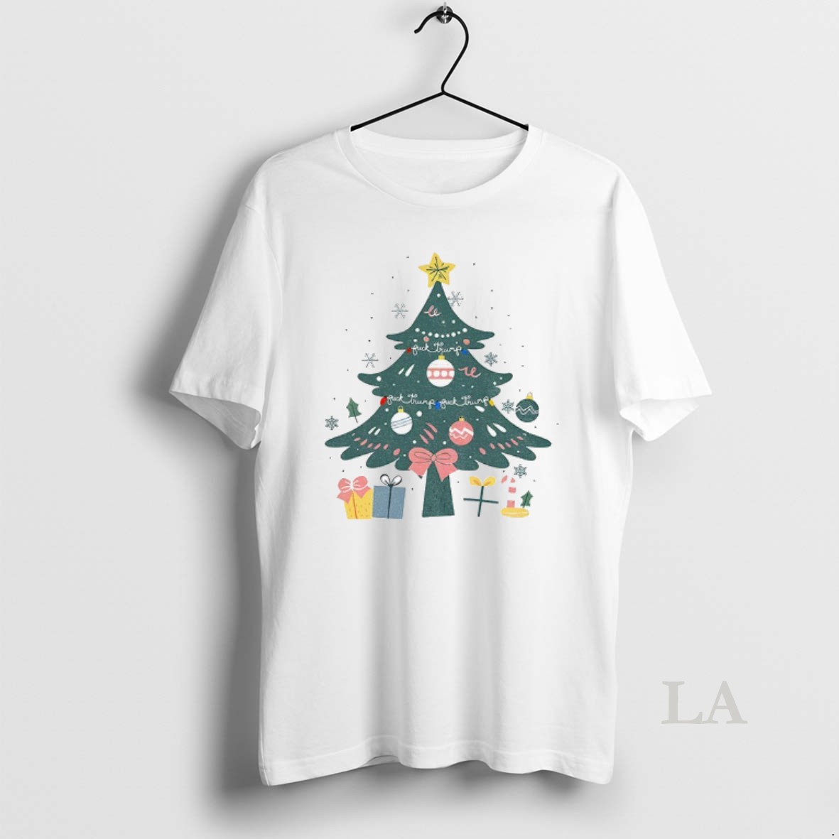 Original Fuck Trump Subtle Fdt Anti Trump Holiday Political Shirt