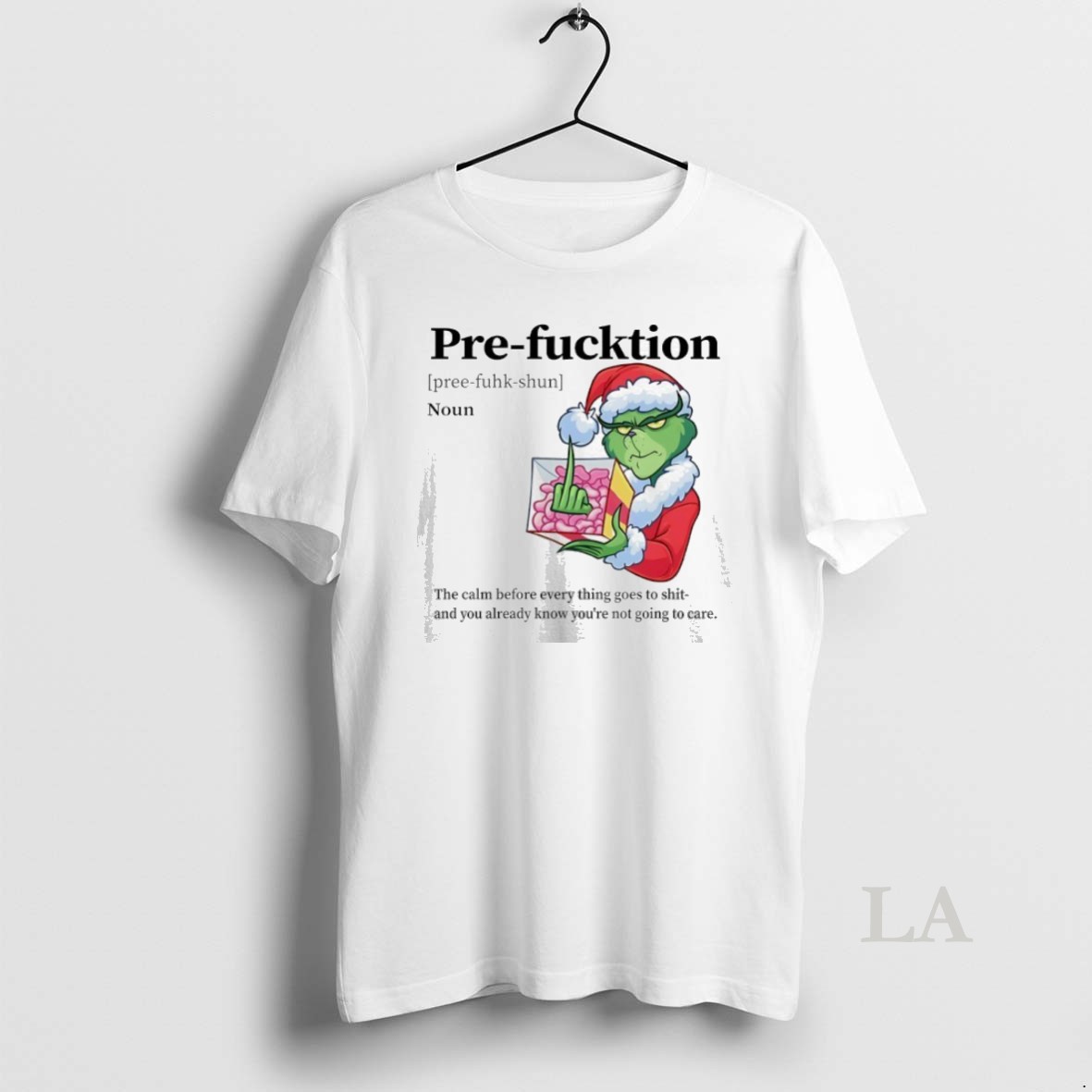 Original Grinch Christmas Pre Fucktion Definition Shirt