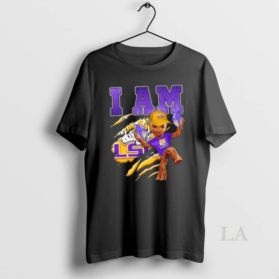 Original Groot I Am Lsu Tigers Fan Shirt