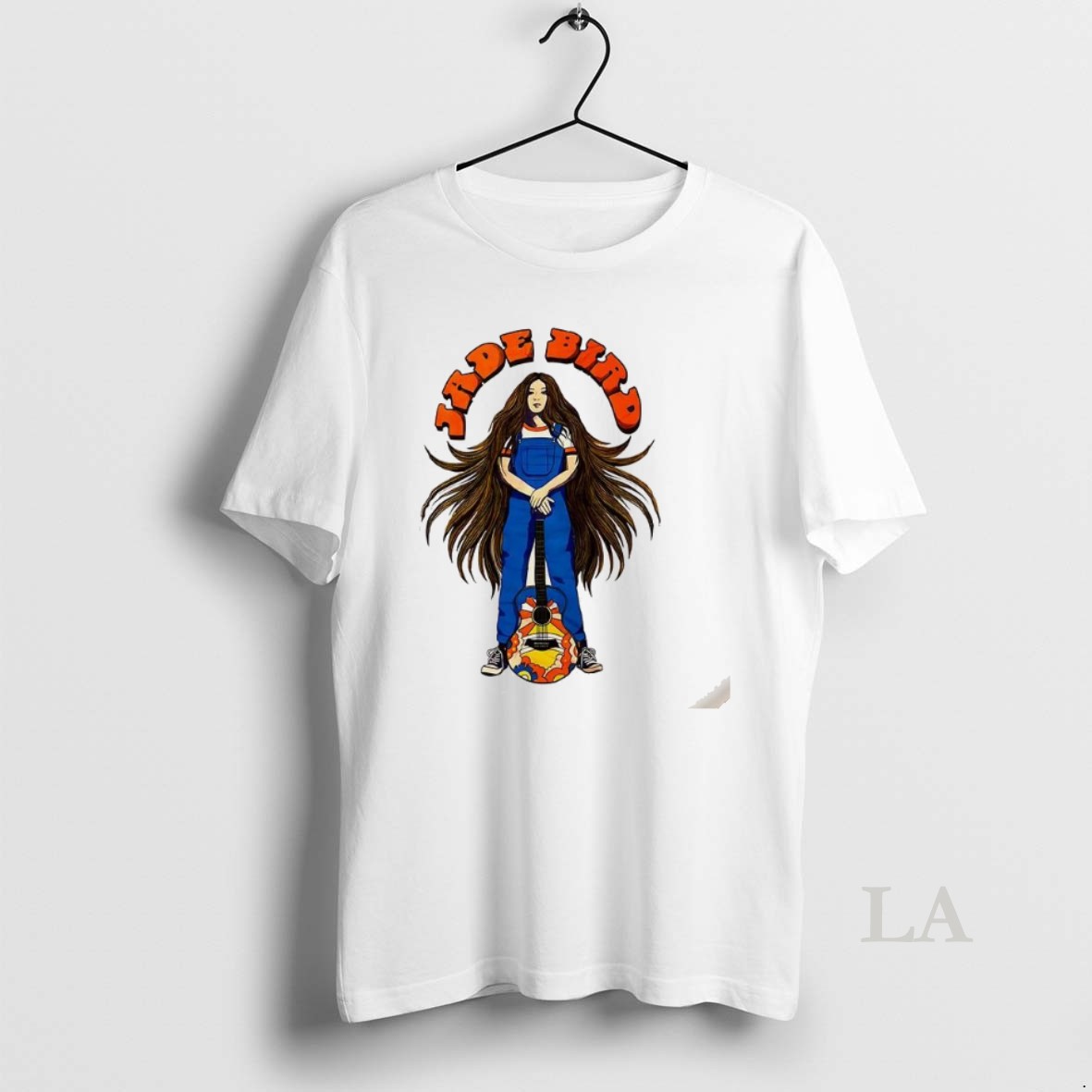 Original Jade Bird Cartoon Guitar Shirt