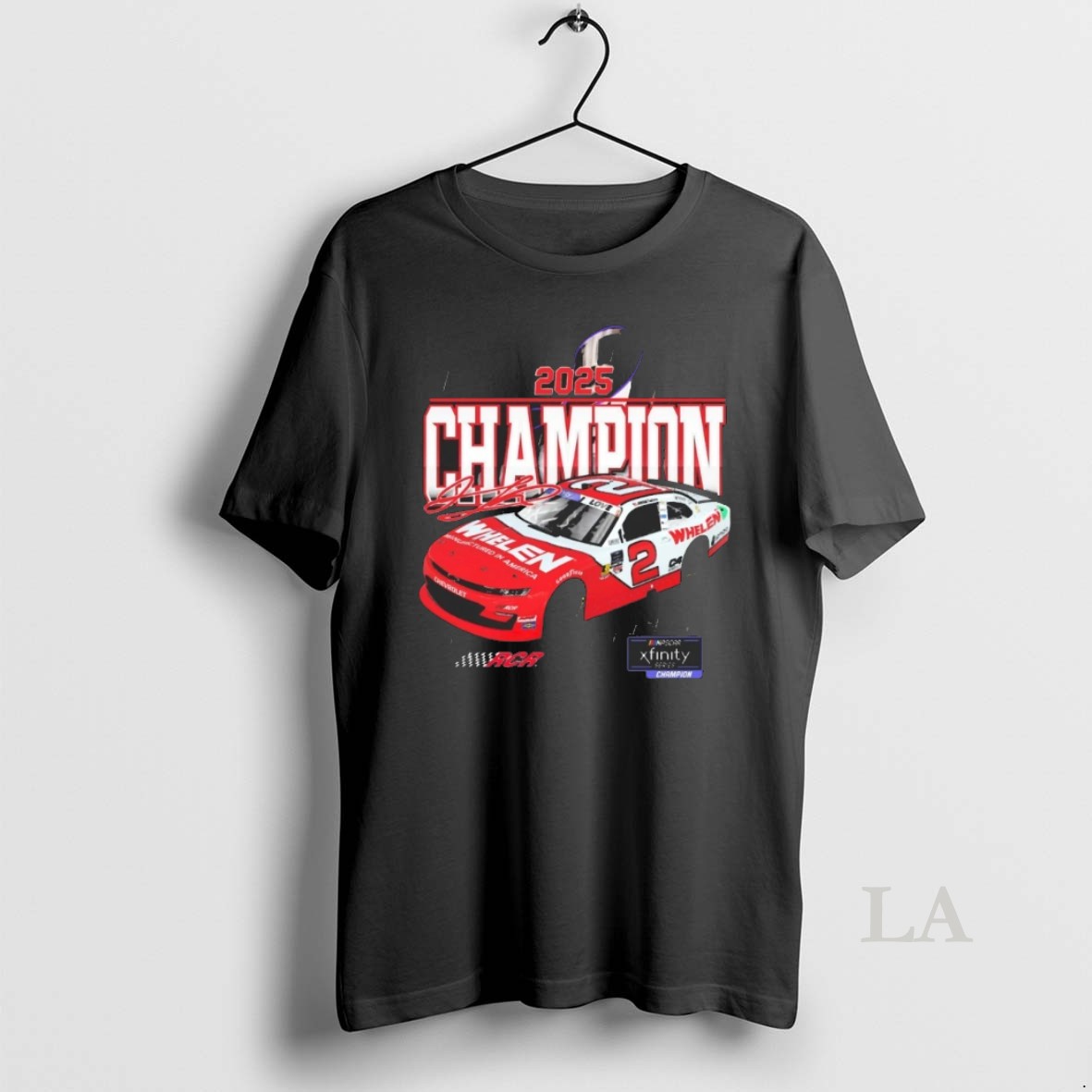 Original Jesse Love 2025 Nascar Xfinity Series Champion One Spot Signature Shirt