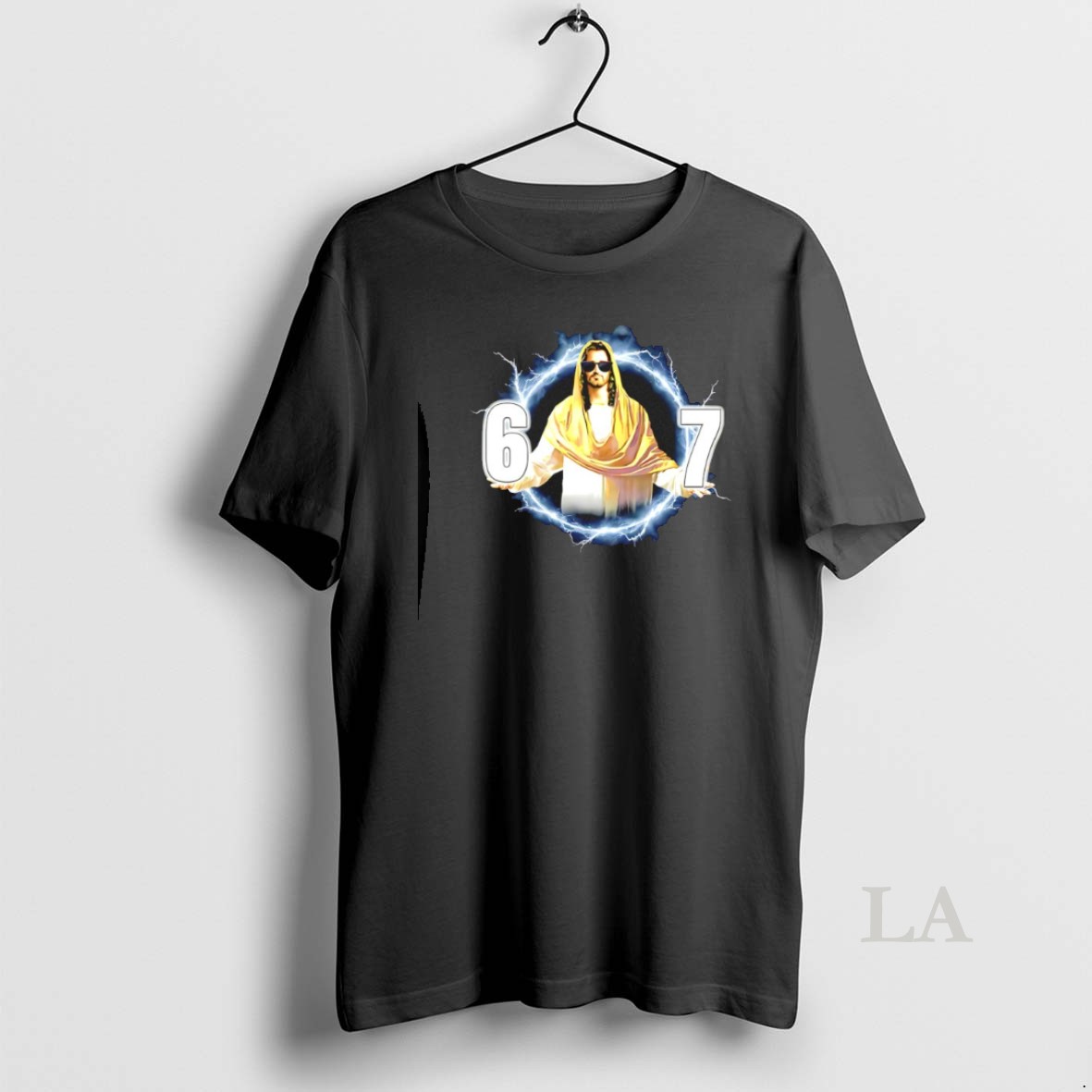 Original Jesus 67 Lightning Graphic Shirt